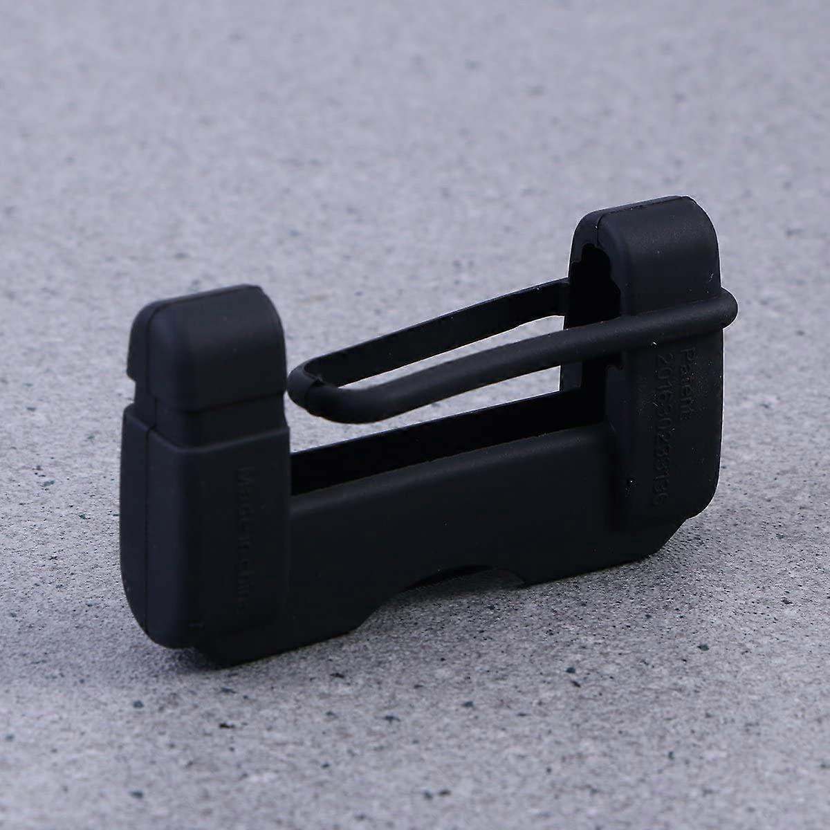 Vehicle chair Belt Buckle Silicone Case Clip Case security Belt Accessory (Black) - Image 4