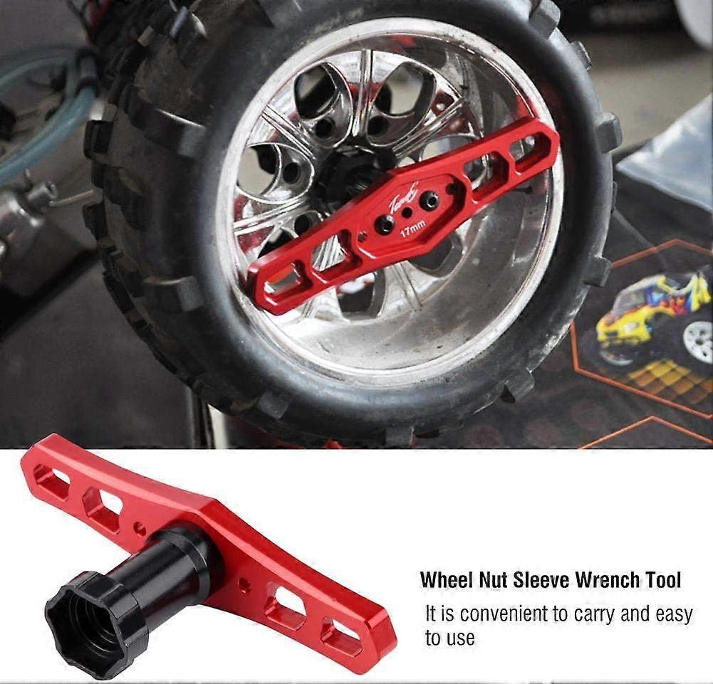 Socket Wrench with 17mm Metal Wheel Nut for RC Car - Image 3