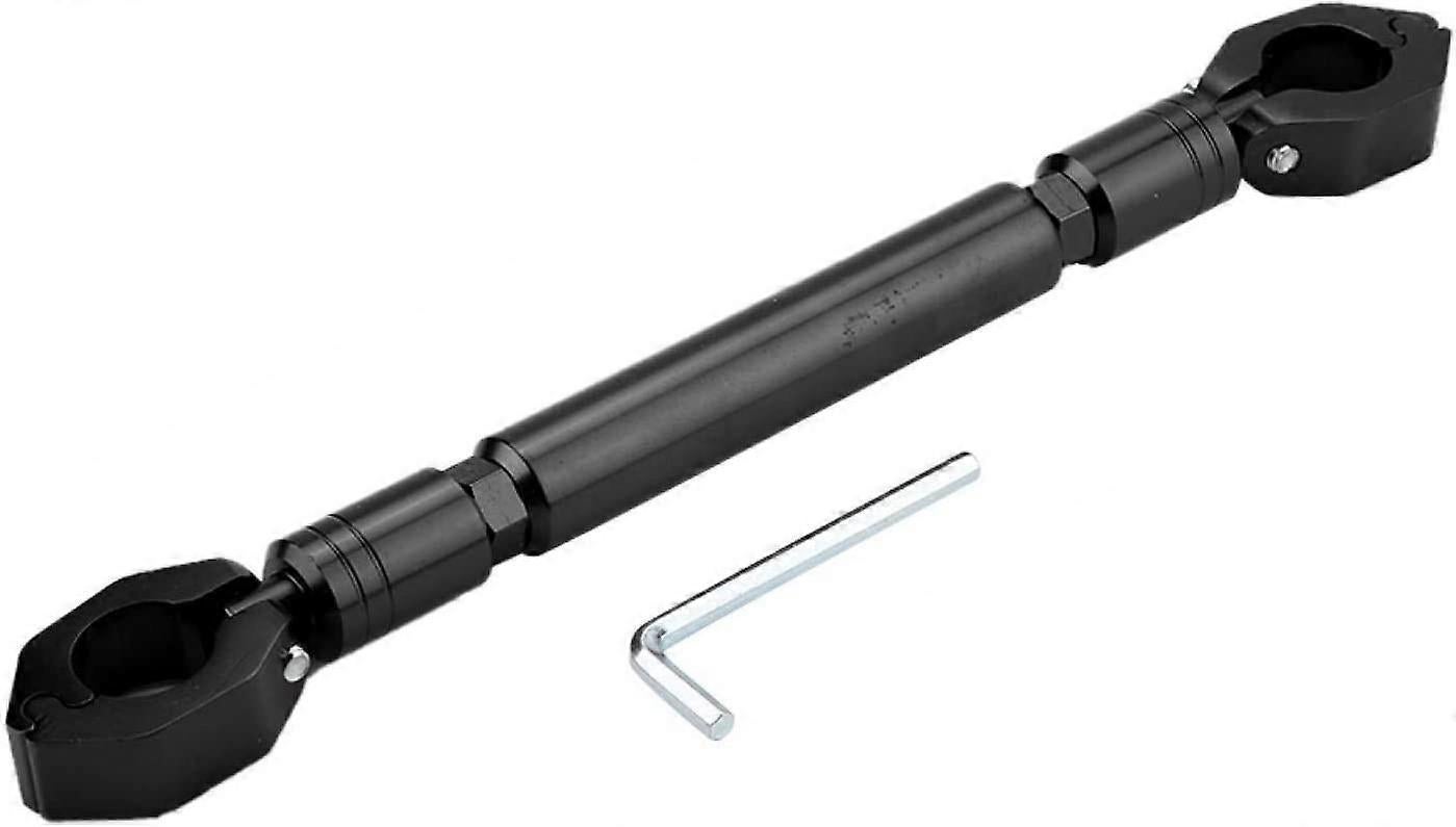 1Pcs Motorcycle Balance Bar Motorcycle Handlebar Big Car Modified Aluminum Alloy Motorcycle Balance Handlebar Cross Bar Motorcycle Accessories (Black) - Image 1