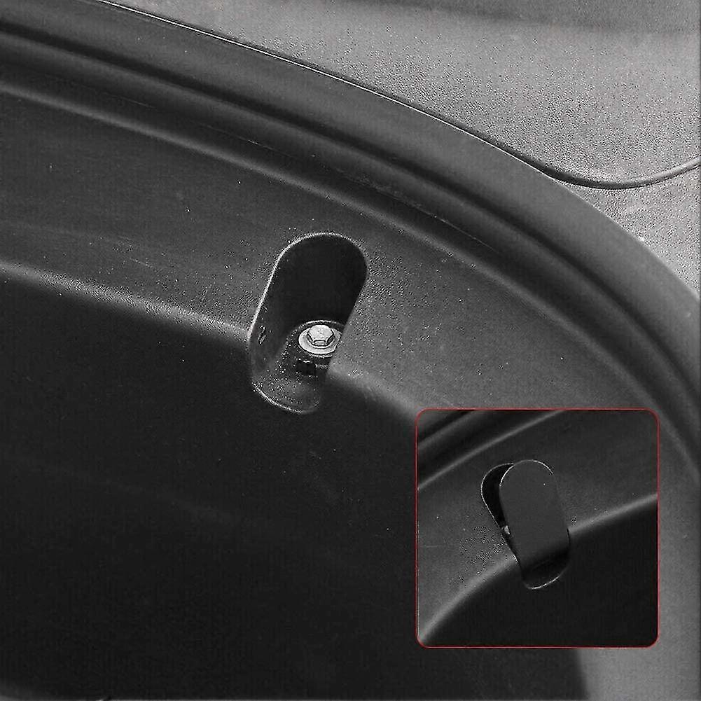 2 Pack Front Trunk Hook For Tesla Model 3 Black Wear-resistant Abs Car - Image 2