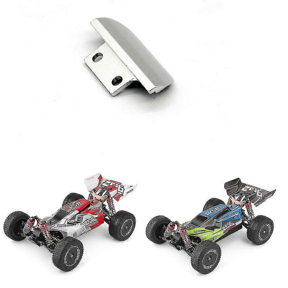 Metal Front Bumper Compatible With Wltoys 144001 124017 124019 Rc Car ,silver - Image 4