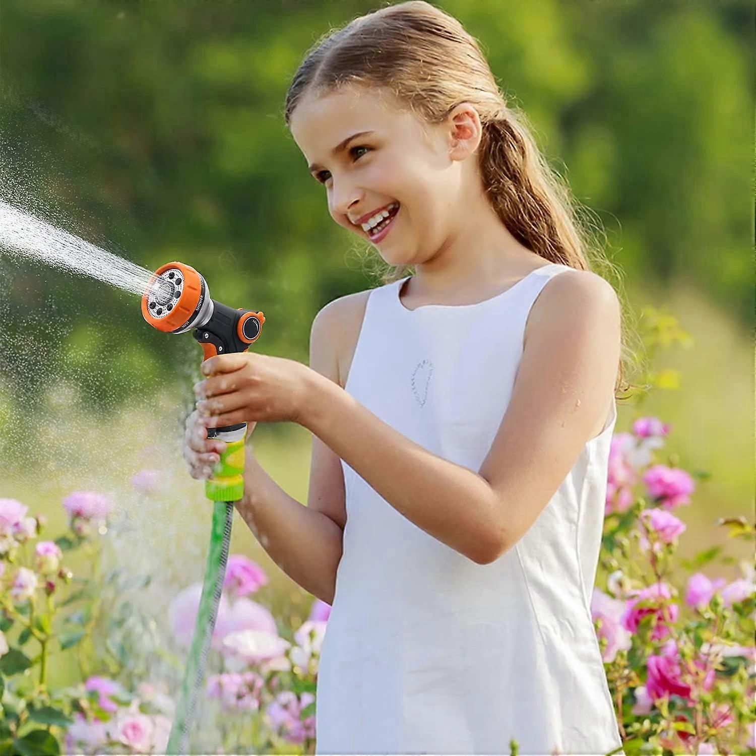Watering gun with 8 watering modes, garden hose gun, high pressure hose nozzle, suitable for watering lawns, car washing, pet shower - Image 5