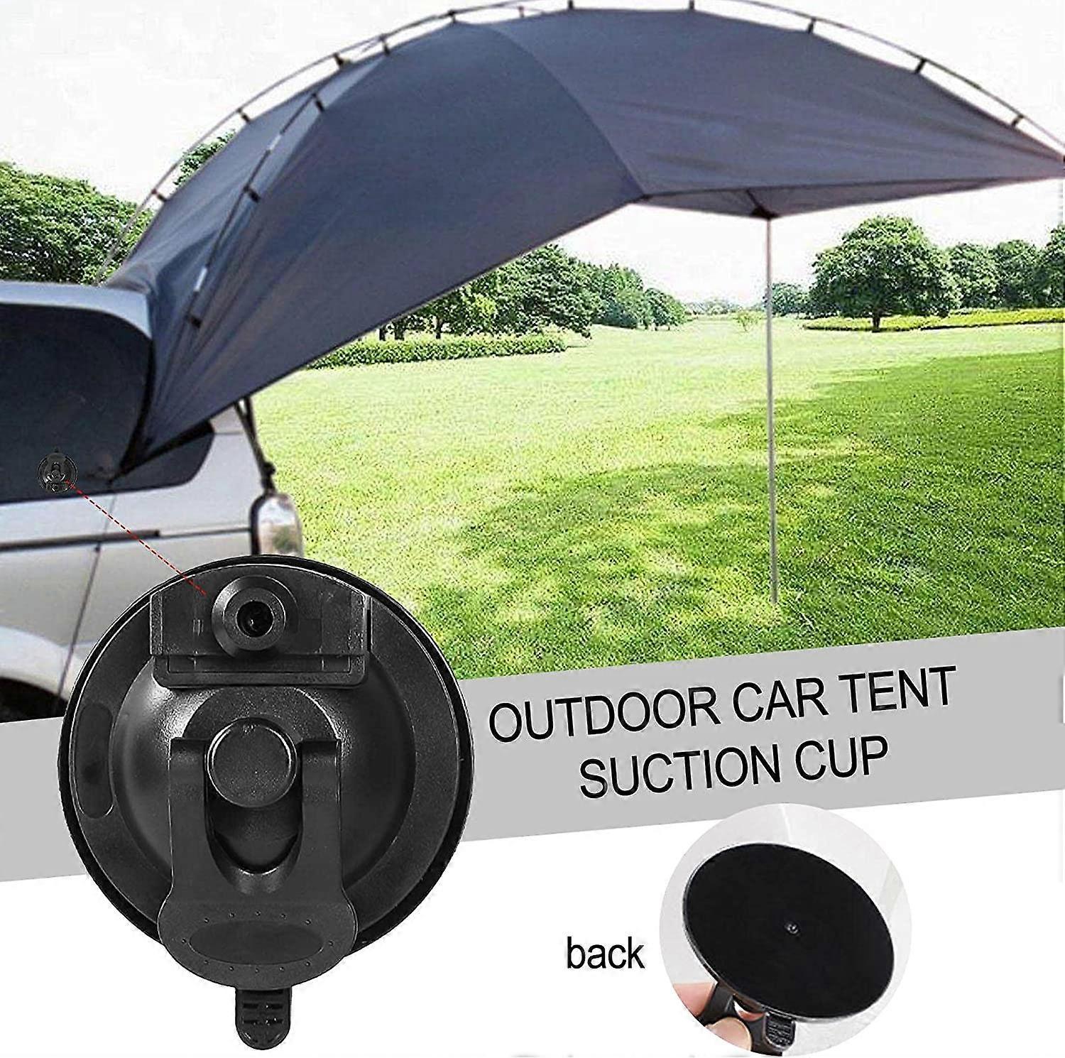 3Pcs Heavy Duty Suction Cups, Car Tie Down Hook, Camping Tarp Accessory with security Hook, Strong Power for Camping, Traveling and Other Outdoor Activi - Image 3