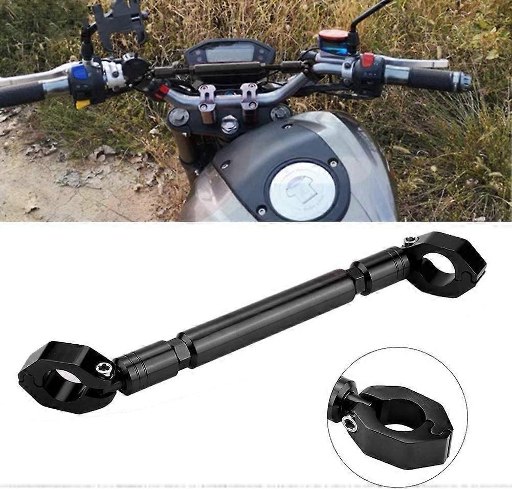 1 Piece Motorcycle Balance Bar Motorcycle Handlebar Big Car Modified Aluminum Alloy Motorcycle Balance Handlebar Cross Bar Motorcycle Accessories (Sil - Image 3