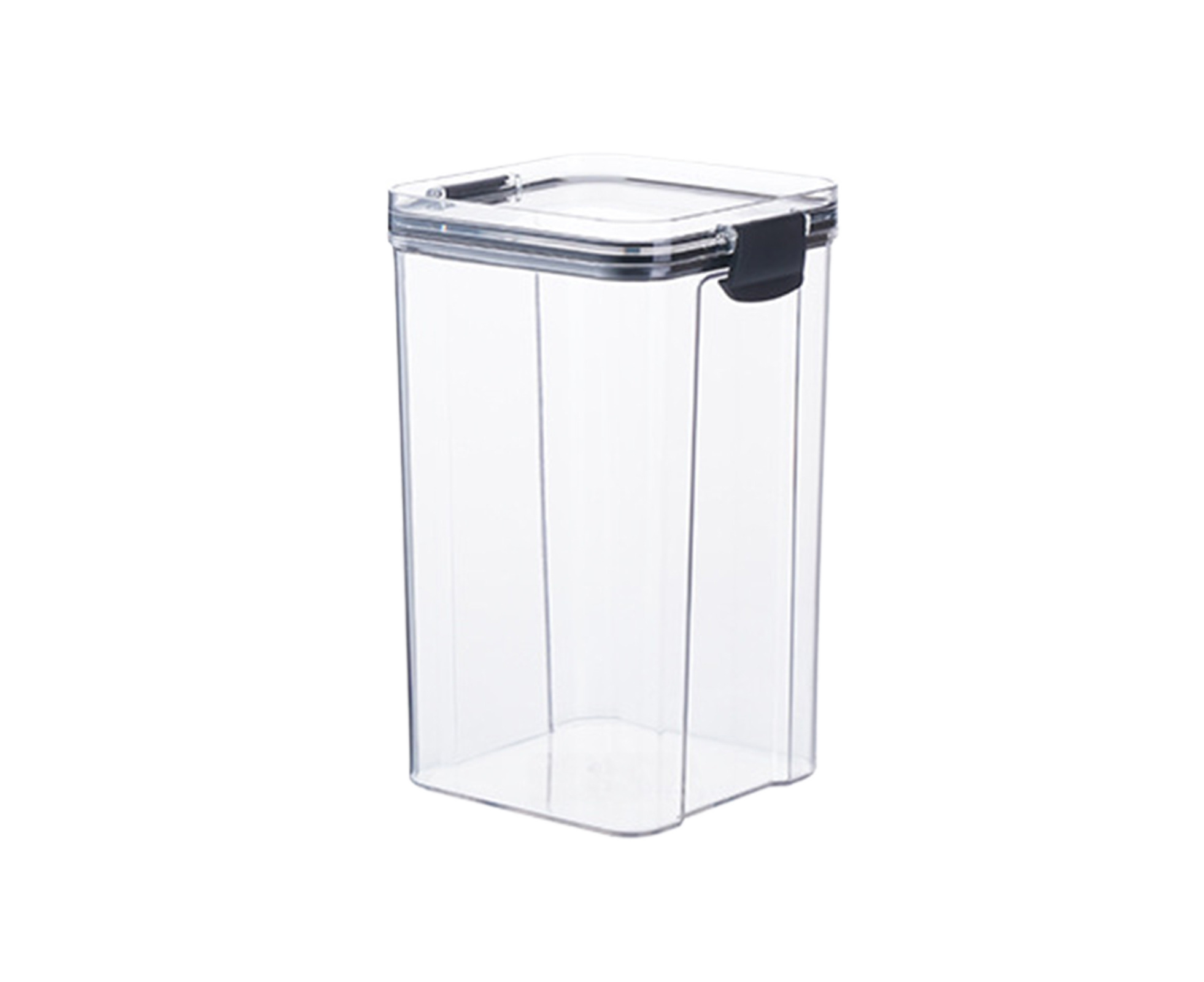 Clear Food Storage Box Container Moisture Proof Grain Bottle Jar Kitchen Supply-4 - Image 1