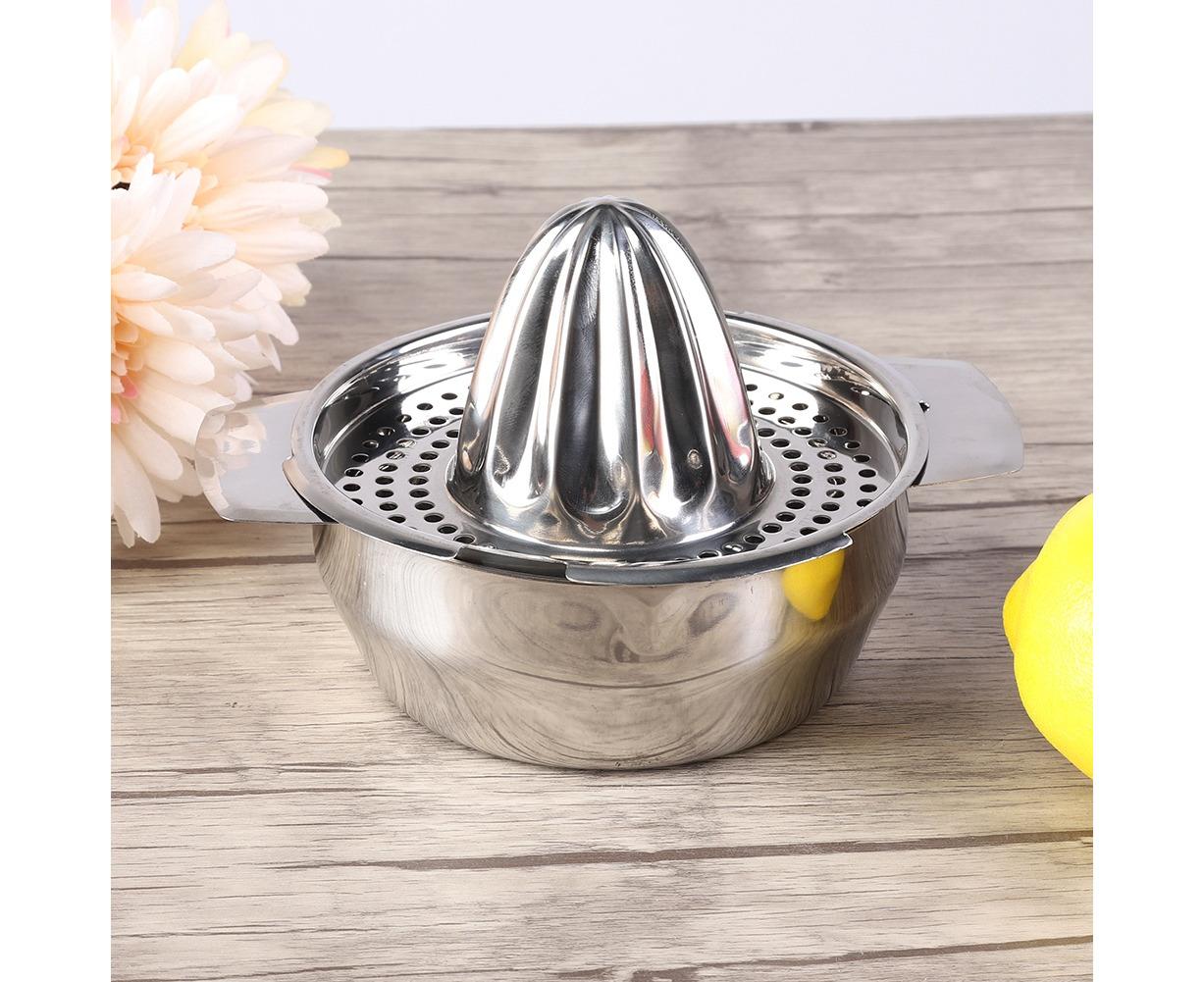 Stainless Steel Manual Citrus Juicer for Lemon, Orange, Fruit Squeezer, Kitchen Tool - Image 5