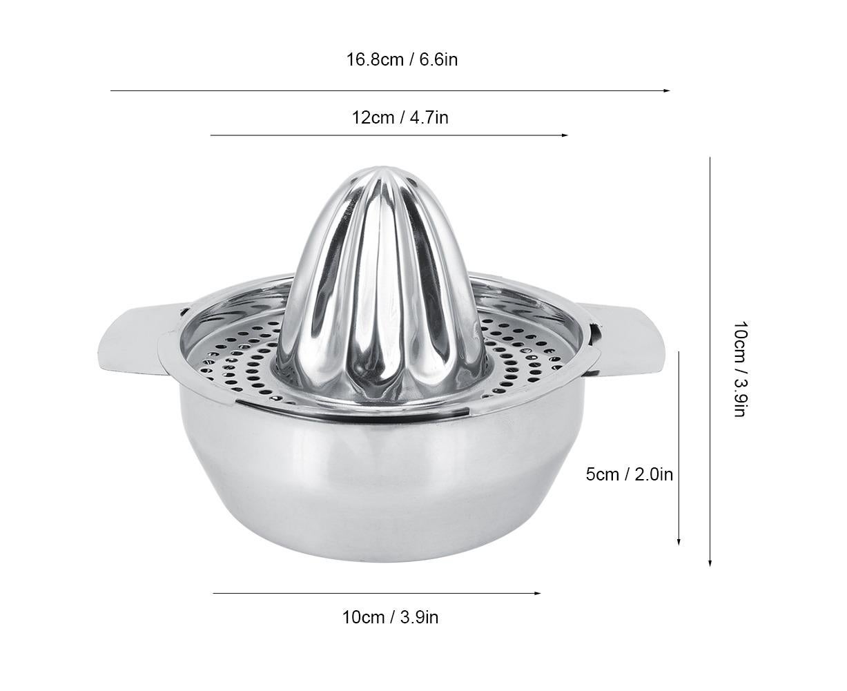 Stainless Steel Manual Citrus Juicer for Lemon, Orange, Fruit Squeezer, Kitchen Tool - Image 8
