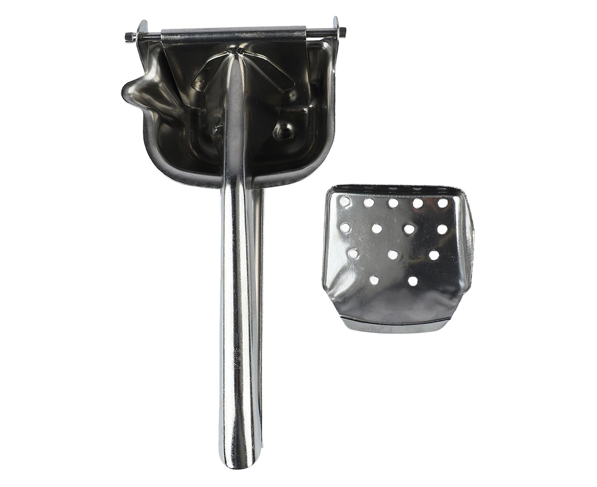 Stainless Steel Lemon Squeezer, Heavy Duty Citrus Juicer with Long Handle for Fruits - Image 1