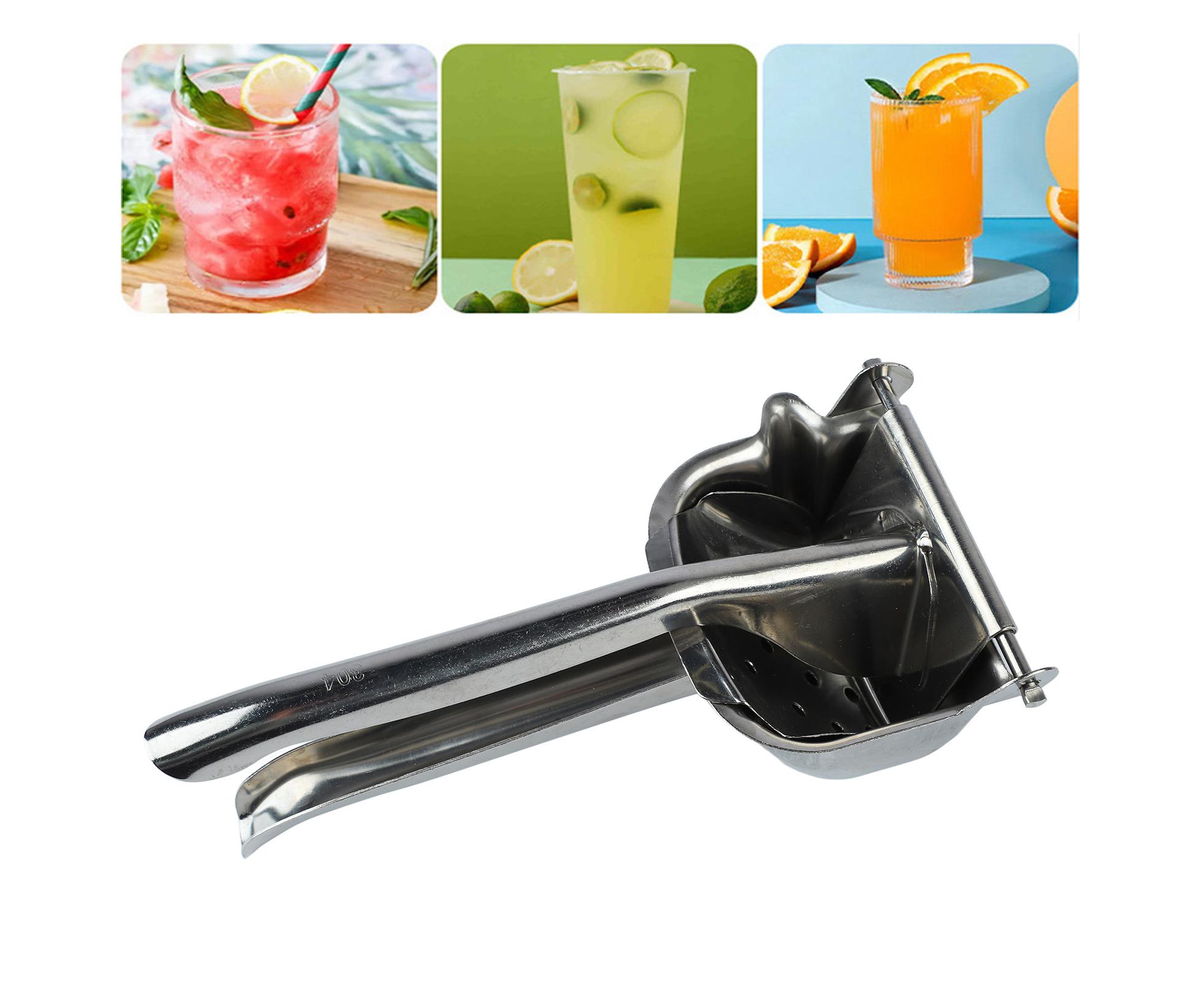 Stainless Steel Lemon Squeezer, Heavy Duty Citrus Juicer with Long Handle for Fruits - Image 8