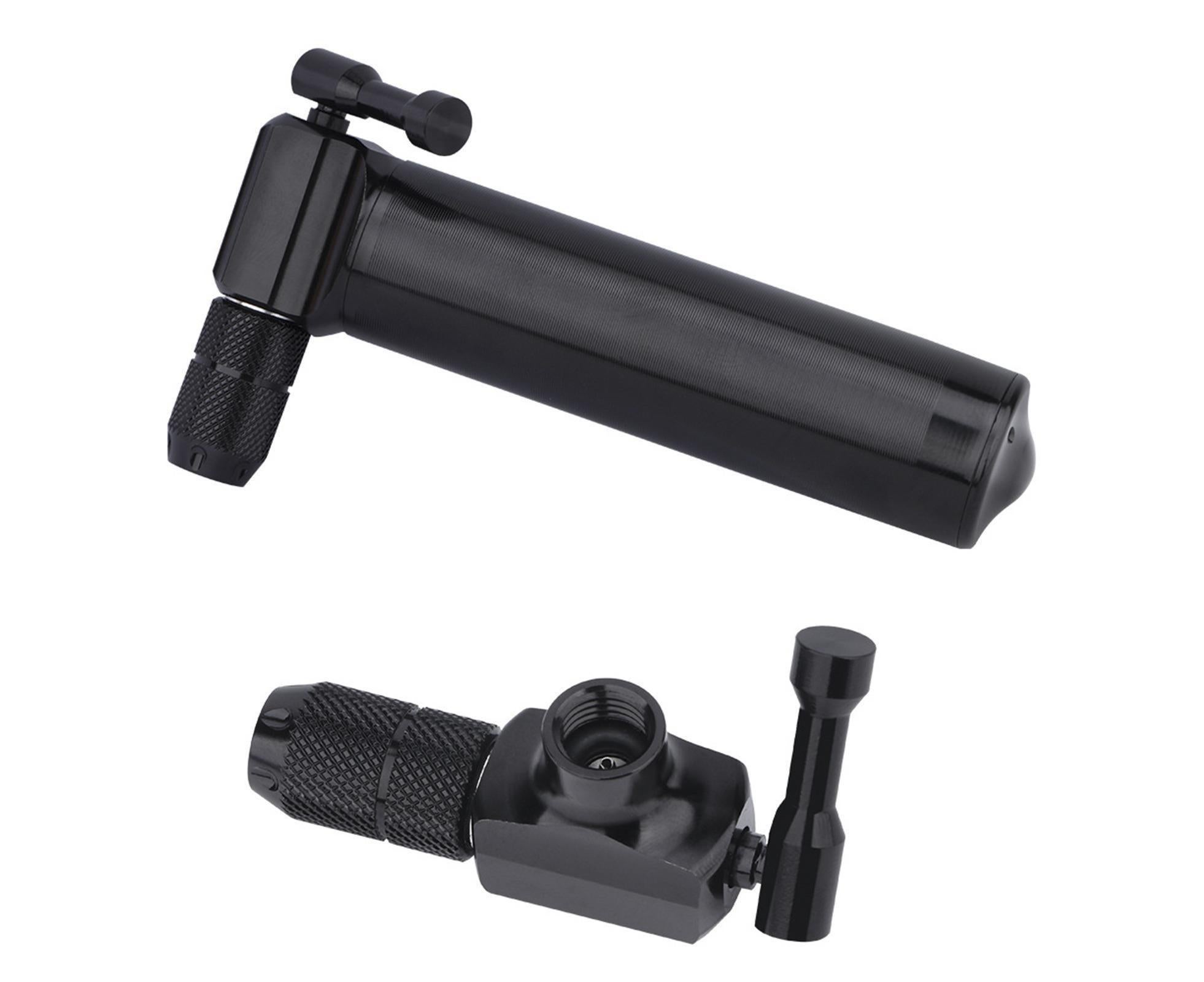 1 Set Mini Pump Nozzle Good Sealing Knob Switch CO2 High Pressure Quick Inflation Rust Resistant Pump Cylinder Nozzle for Bike - Image 8