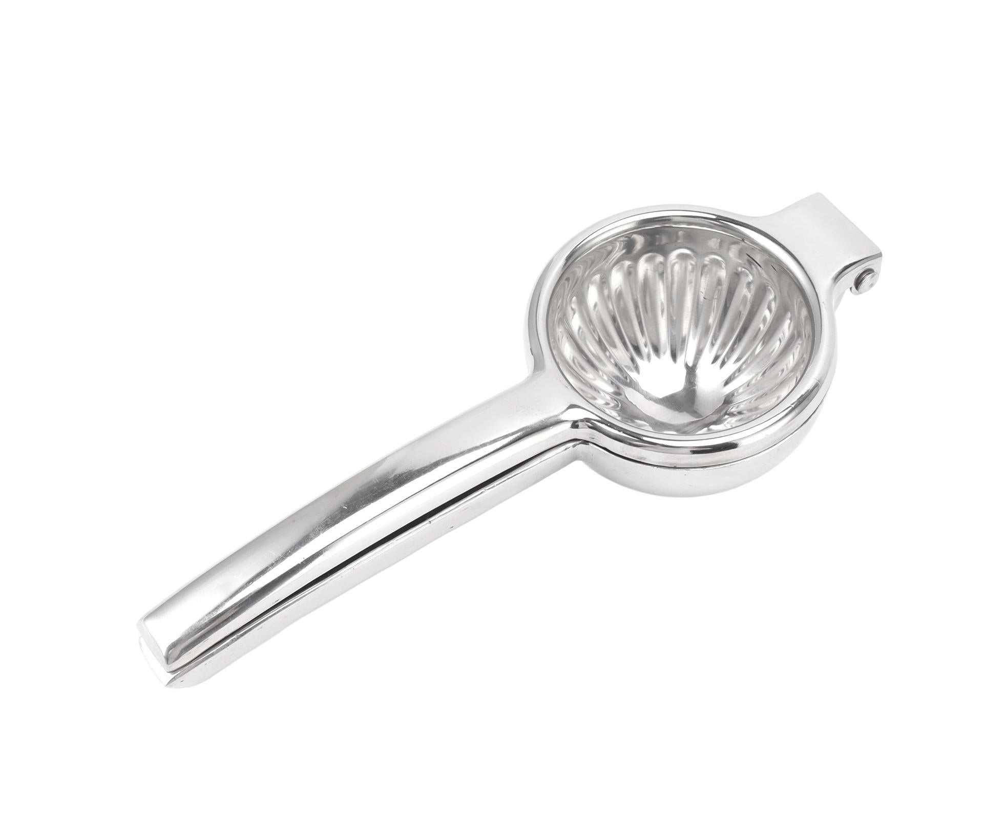 Manual Juicer, Stainless Steel, Small Portable Hand Press Fruit Squeezer for Lemon & Orange - Image 1