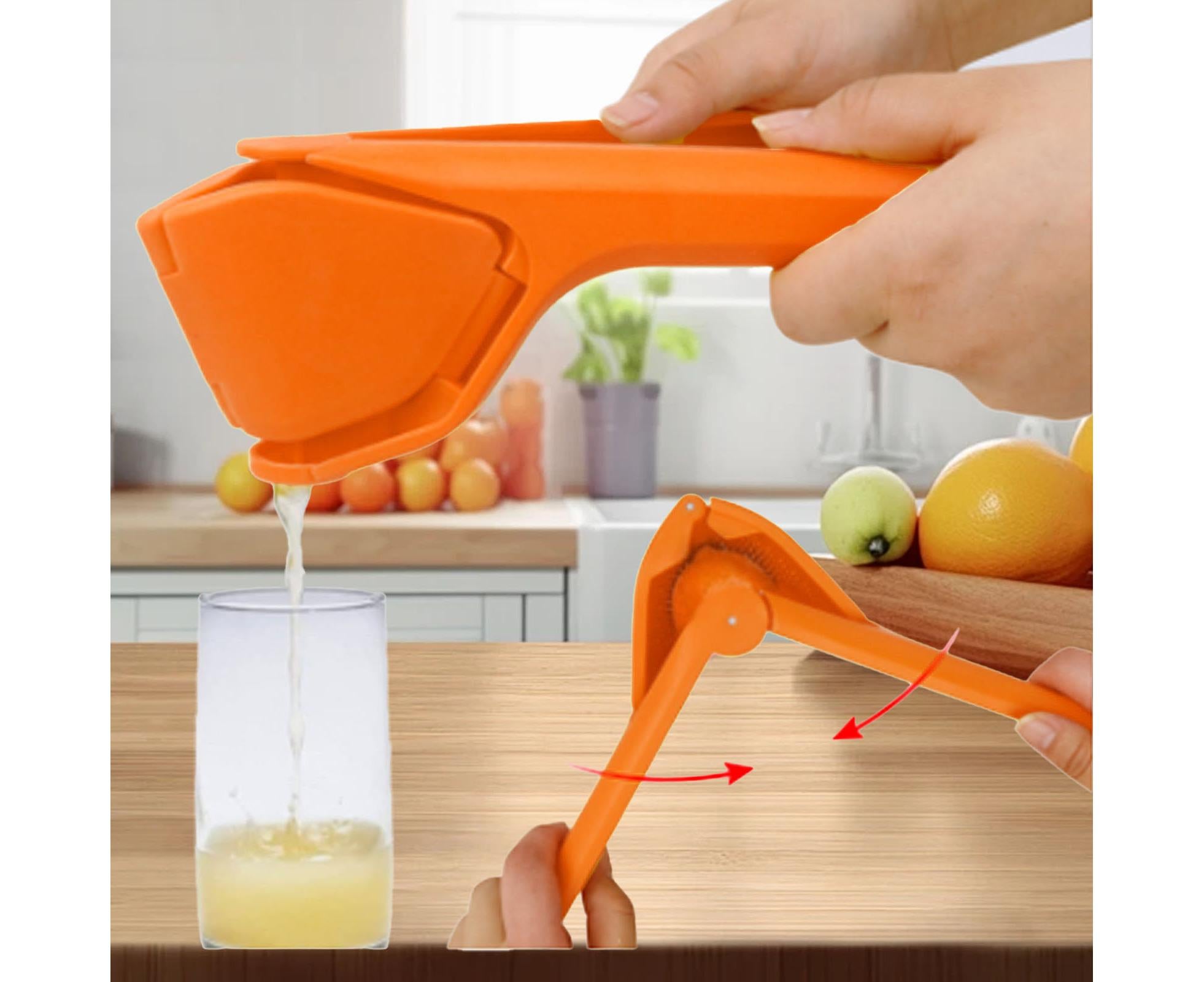 Manual Juicer, Ergonomic Hand Press Citrus Squeezer for Lemon & Orange, Home Use - Image 7