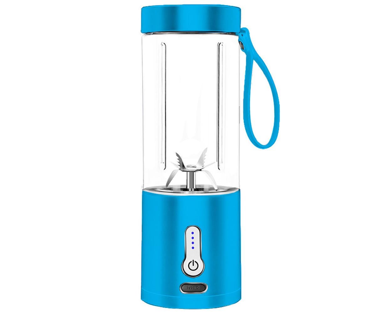Portable Blender Cup, USB Electric Juicer, Rechargeable 530ml, 6 Blades, for Travel & Sports - Image 1