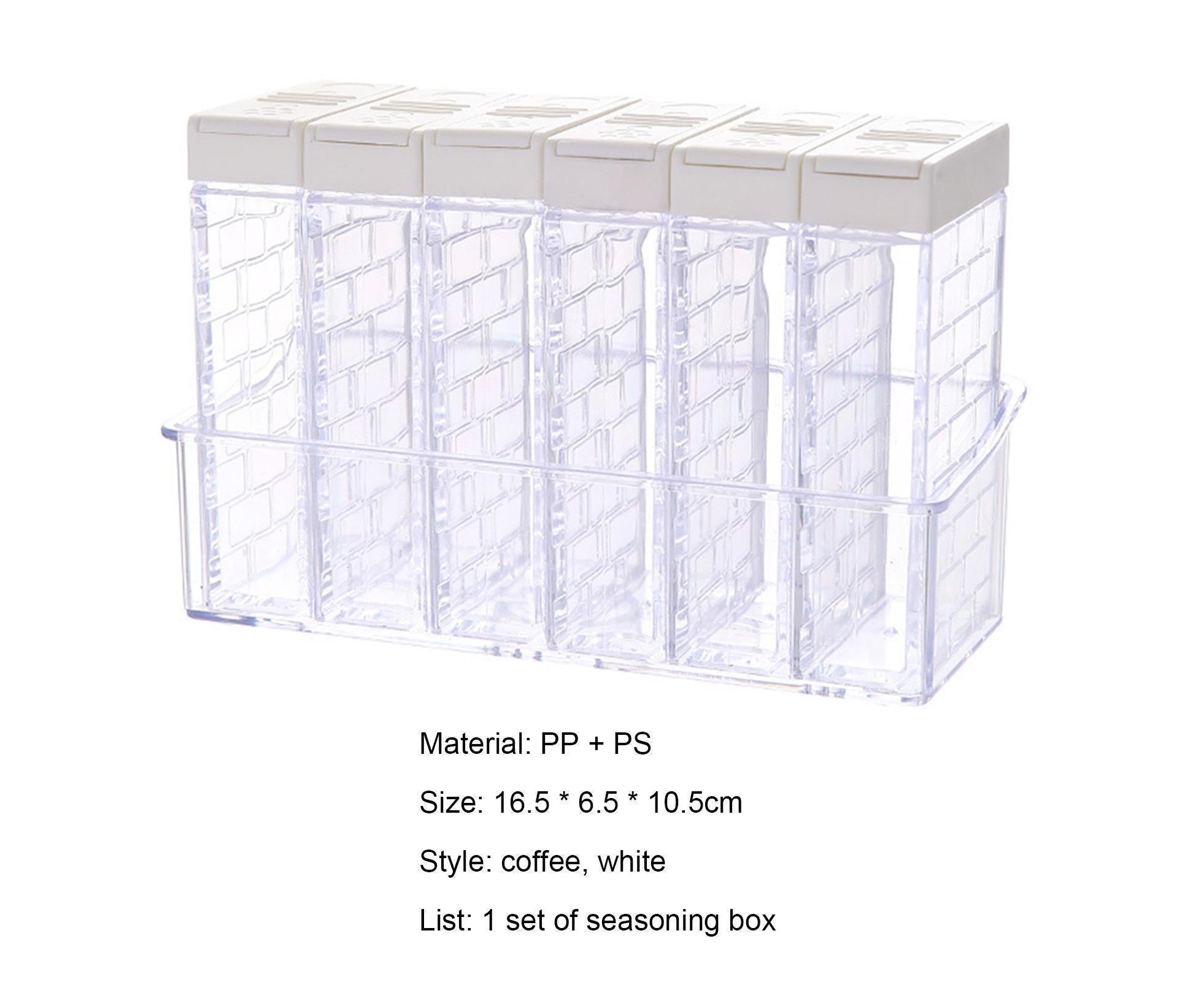 Seasoning Sauce Container Double-lid Fresh-keeping-White - Image 3