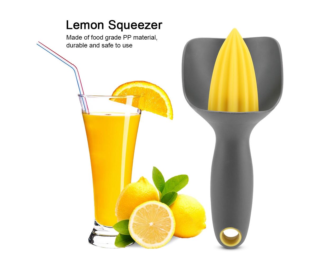 Ergonomic Manual Mini Lemon Squeezer for Lime & Orange (Black) - Image 1
