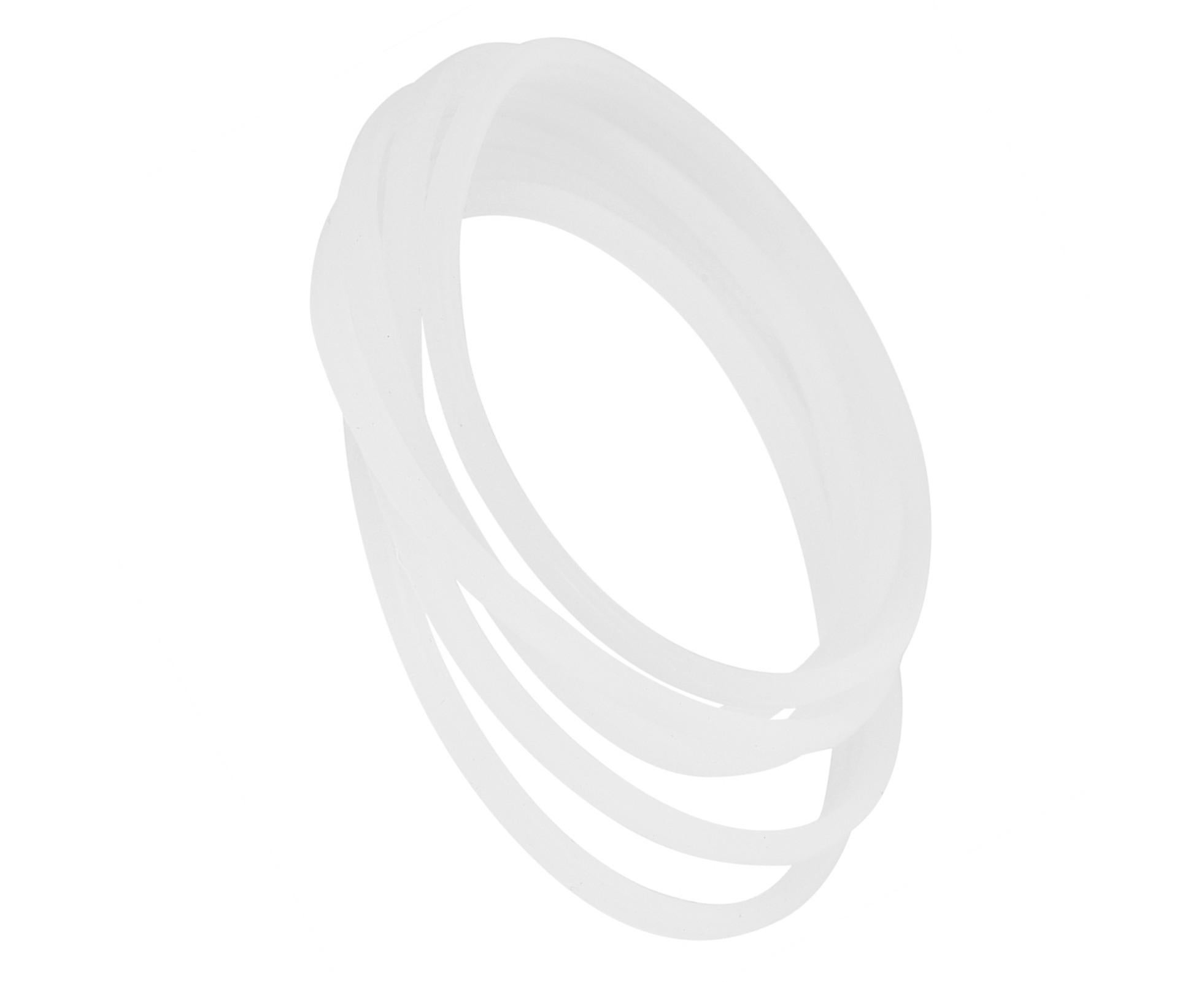 6Pcs Replacement Gaskets, Rubber Seal Ring for Magic Bullet Flat/Cross Blade - Image 1