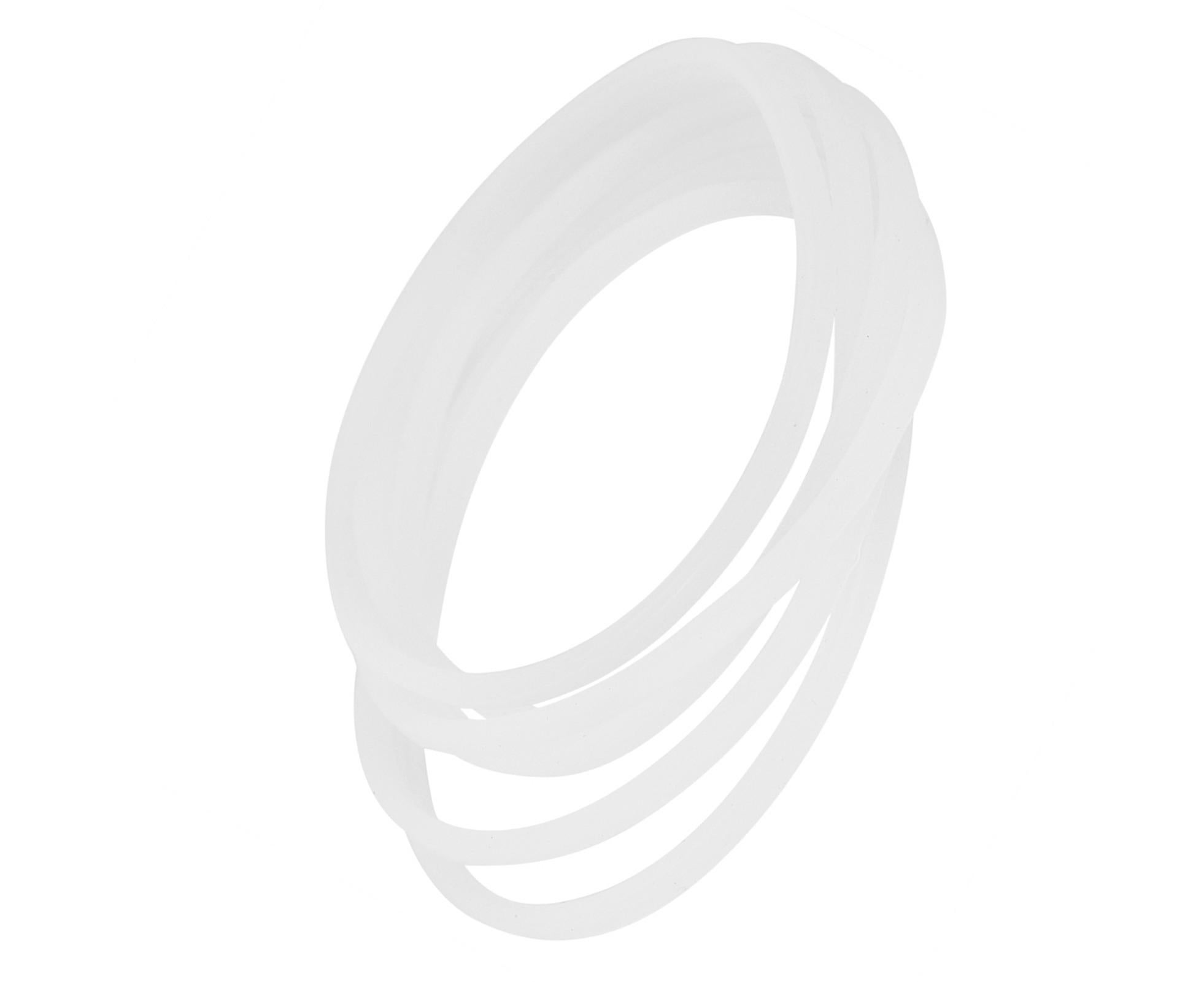 6Pcs Replacement Gaskets, Rubber Seal Ring for Magic Bullet Flat/Cross Blade - Image 2