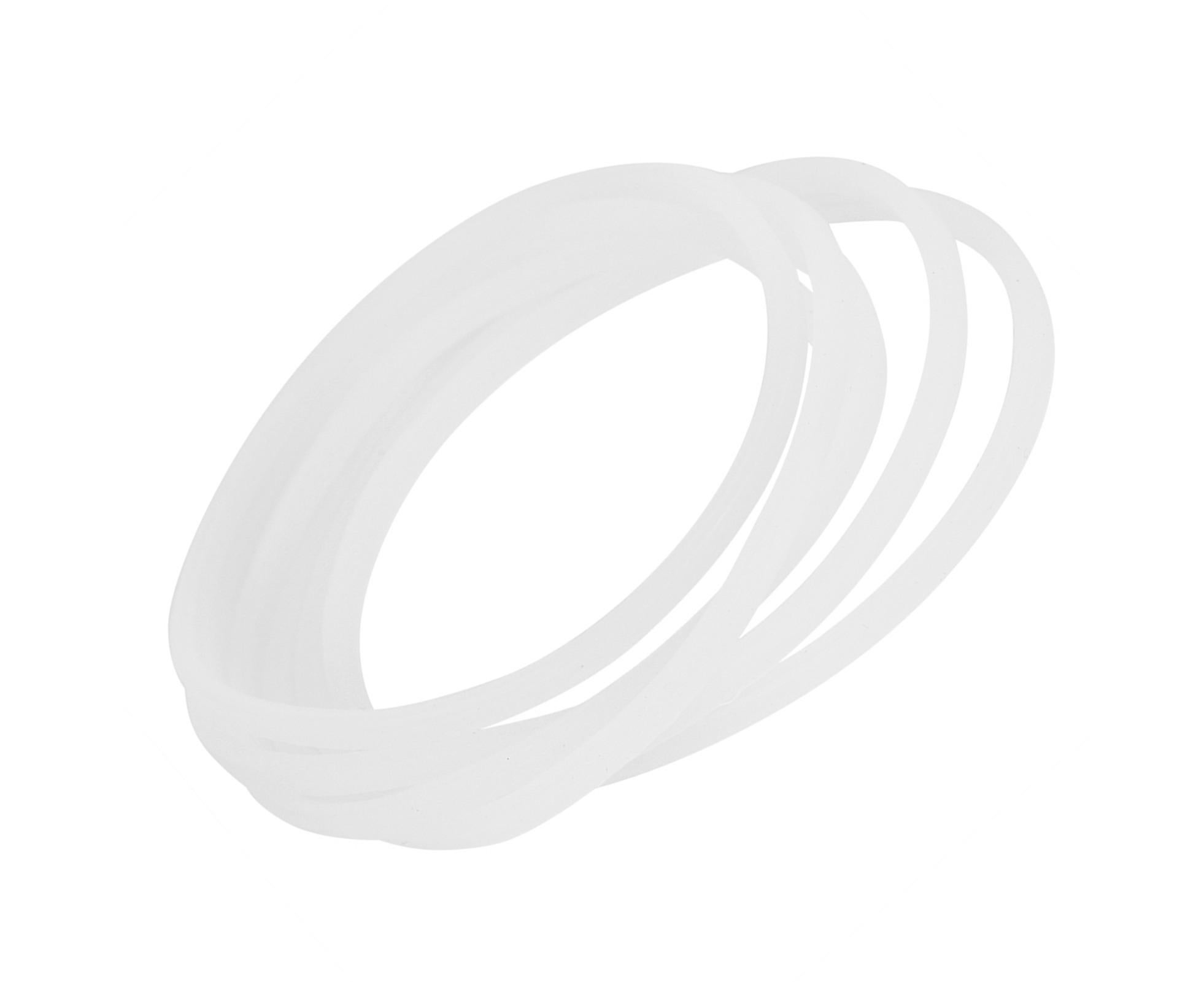 6Pcs Replacement Gaskets, Rubber Seal Ring for Magic Bullet Flat/Cross Blade - Image 3