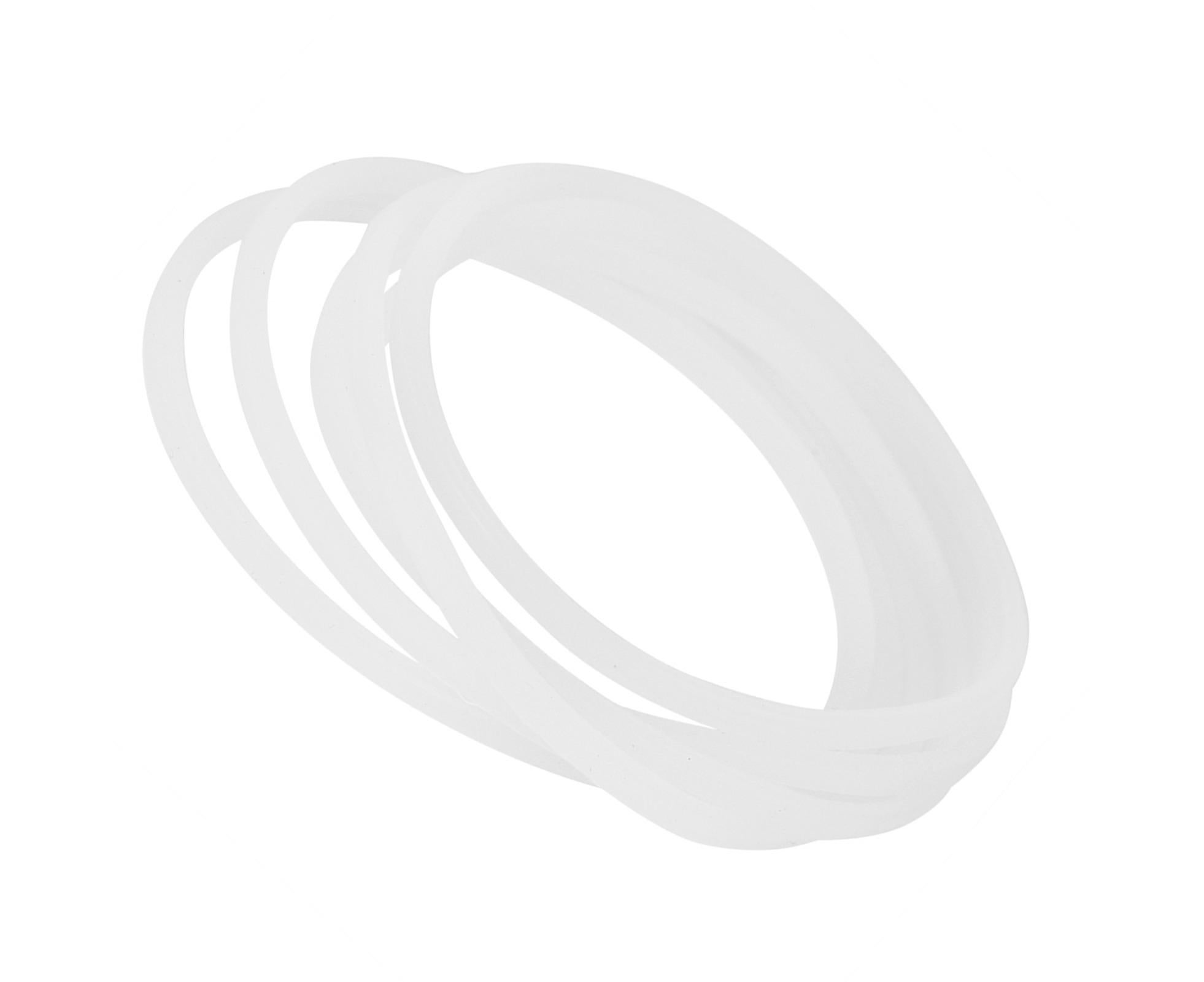 6Pcs Replacement Gaskets, Rubber Seal Ring for Magic Bullet Flat/Cross Blade - Image 4