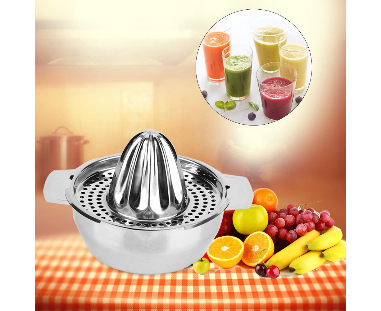 Stainless Steel Portable Manual Lemon Orange Squeezer, Household Fruit Juicer - Image 2