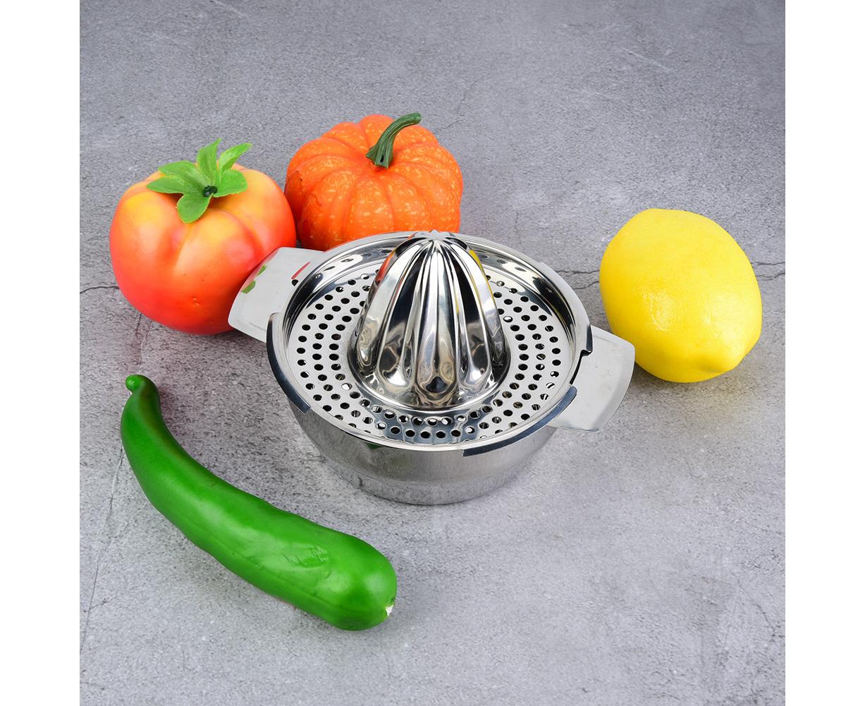 Stainless Steel Portable Manual Lemon Orange Squeezer, Household Fruit Juicer - Image 3