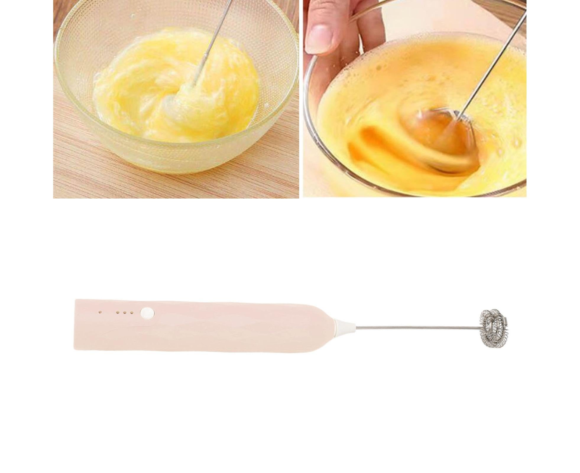 Small Household Egg Beater, Mini Multifunctional Handheld Electric Blender, Foam Maker, Whisk, Cordless for Milk & Coffee - Image 3