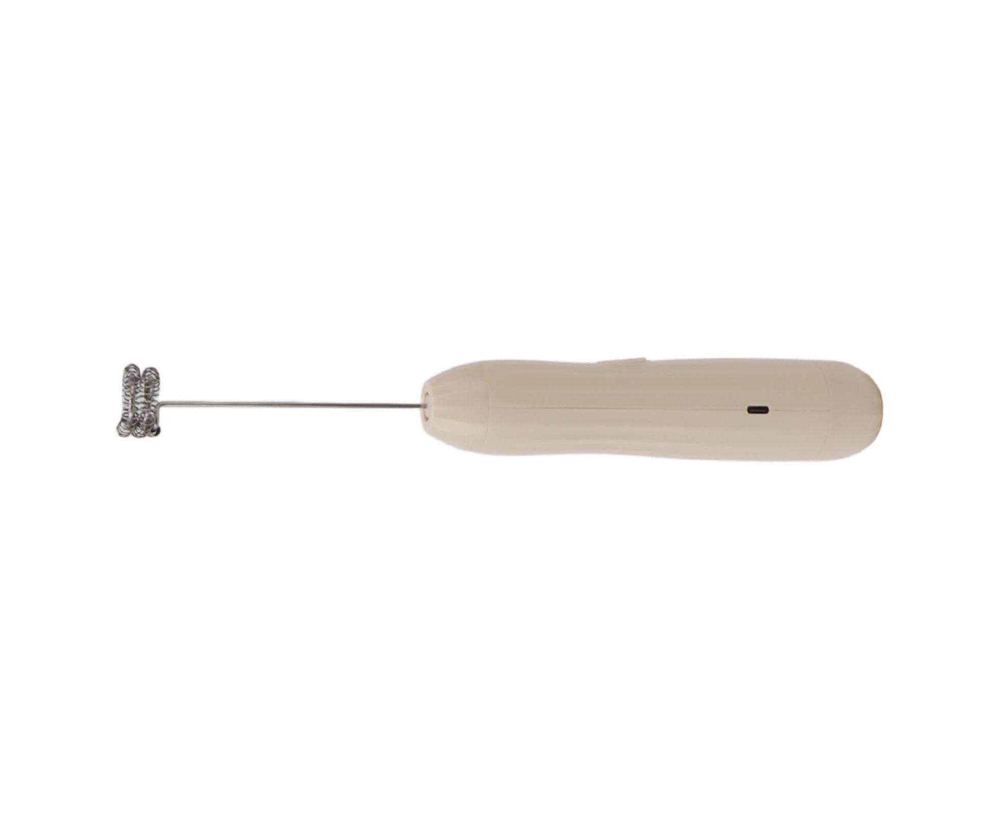Khaki Rechargeable Milk Frother, Coffee Mixer for Lattes & Hot Chocolate - Image 2