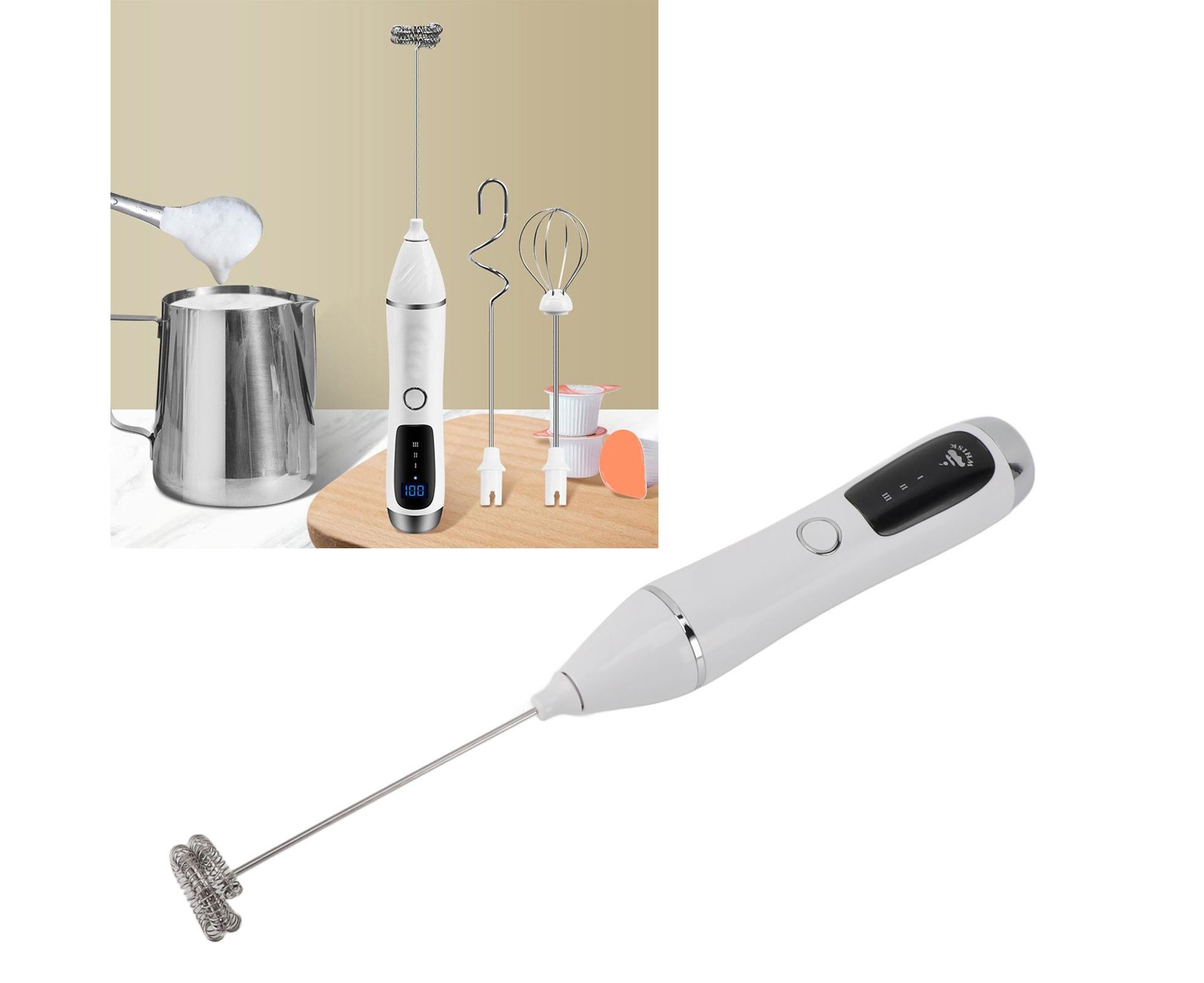 Handheld Electric Milk Frother, Wireless Portable Foam Maker for Coffee, Tea & Chocolate - Image 4