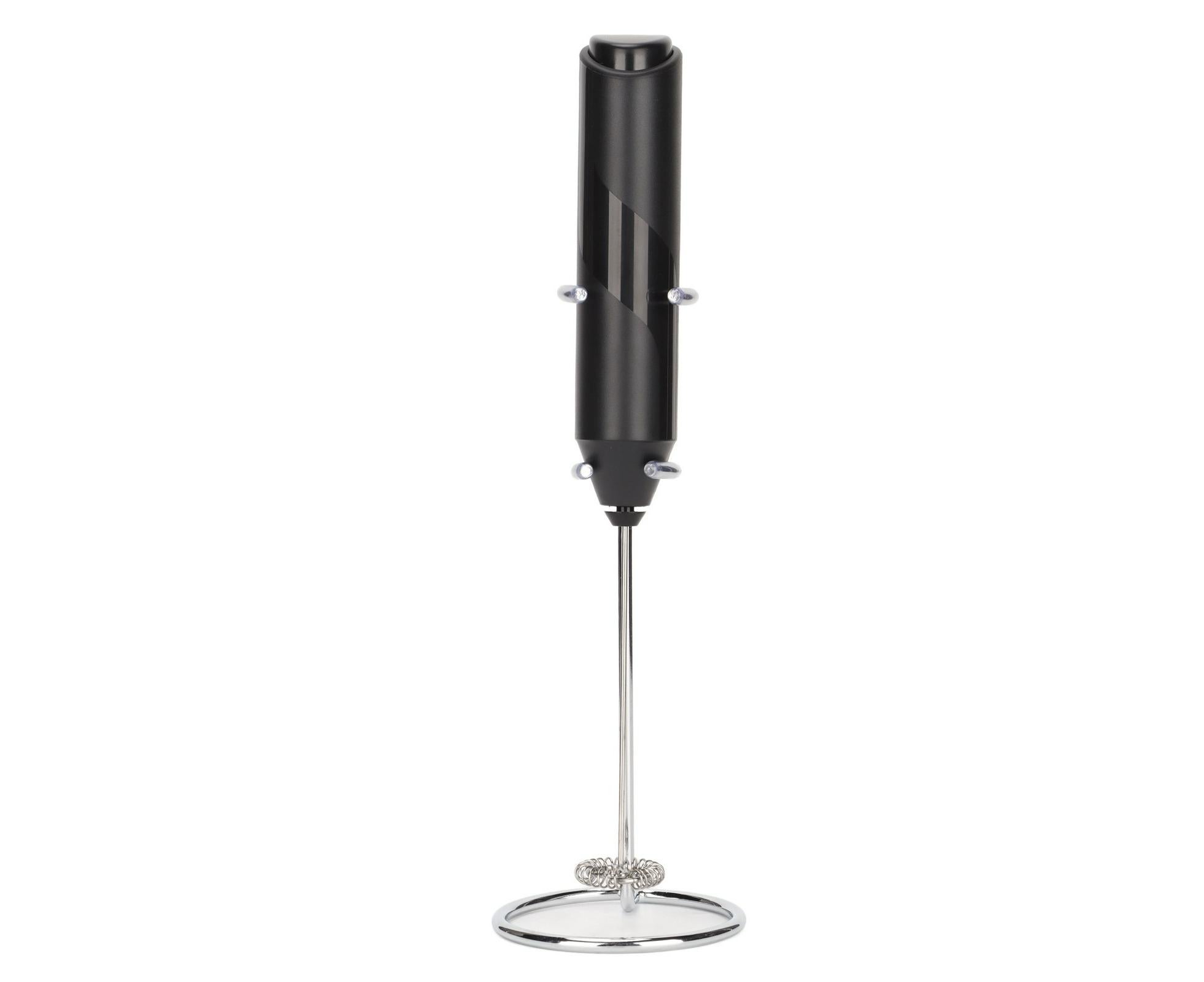 Stainless Steel Handheld Milk Frother, Electric Whisk & Drink Mixer with Bracket for Coffee - Image 2