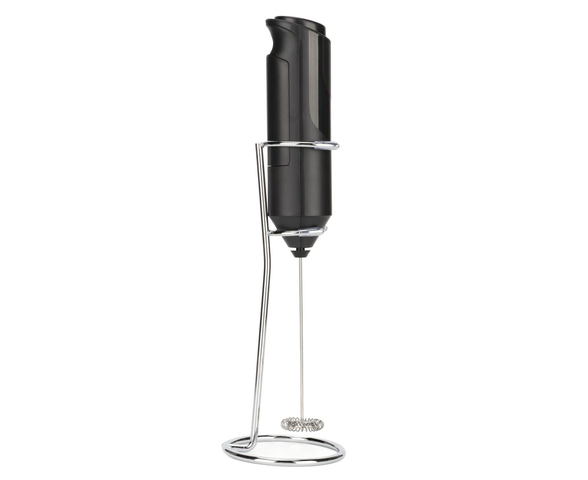 Stainless Steel Handheld Milk Frother, Electric Whisk & Drink Mixer with Bracket for Coffee - Image 7
