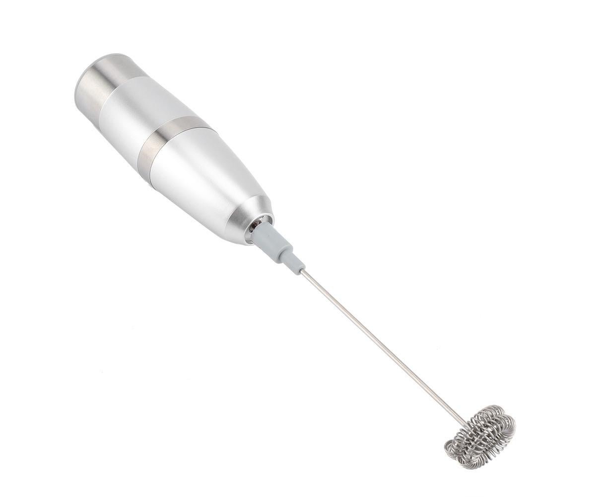 Stainless Steel Handheld Electric Milk Frother, Portable Frother for Cappuccino & Frappe - Image 7