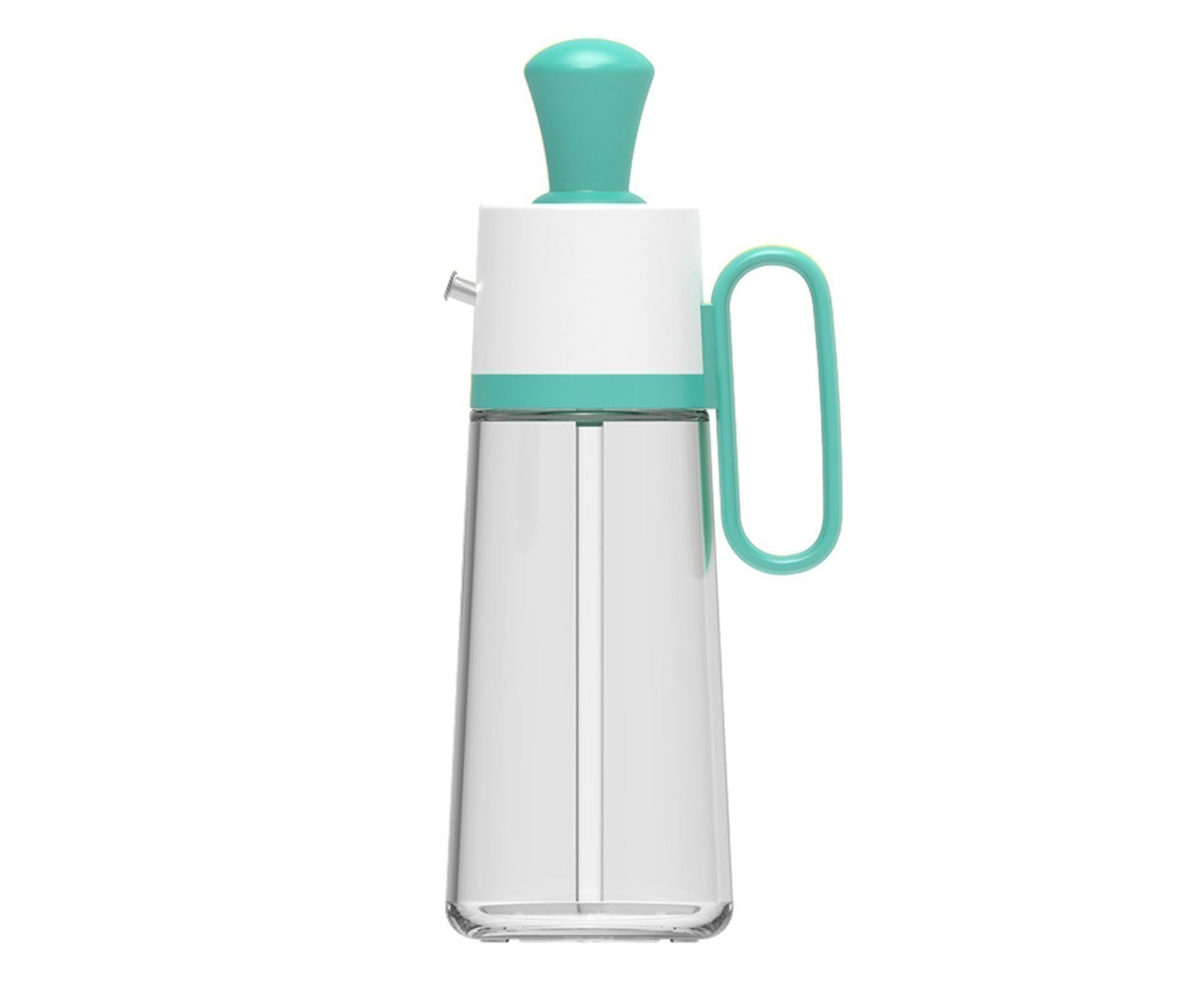 550ML Household Oil Bottle Strong Toughness Not Easy to Break Oil Brush Bottle for Roasting-Green - Image 1