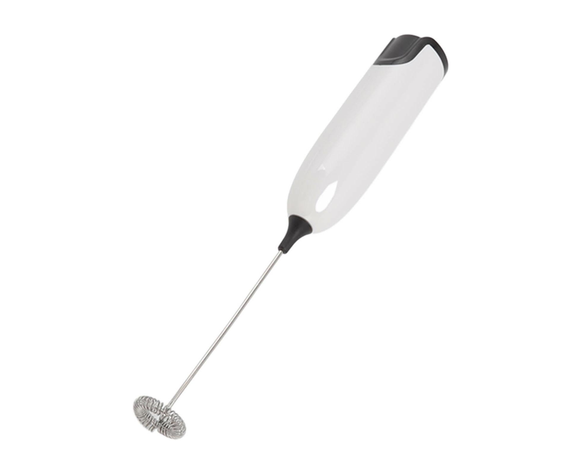 Household Electric Milk Frother, Automatic Handheld Foam Maker, Coffee Stirring Bar, Kitchen Drink Foamer (White/Black) - Image 7