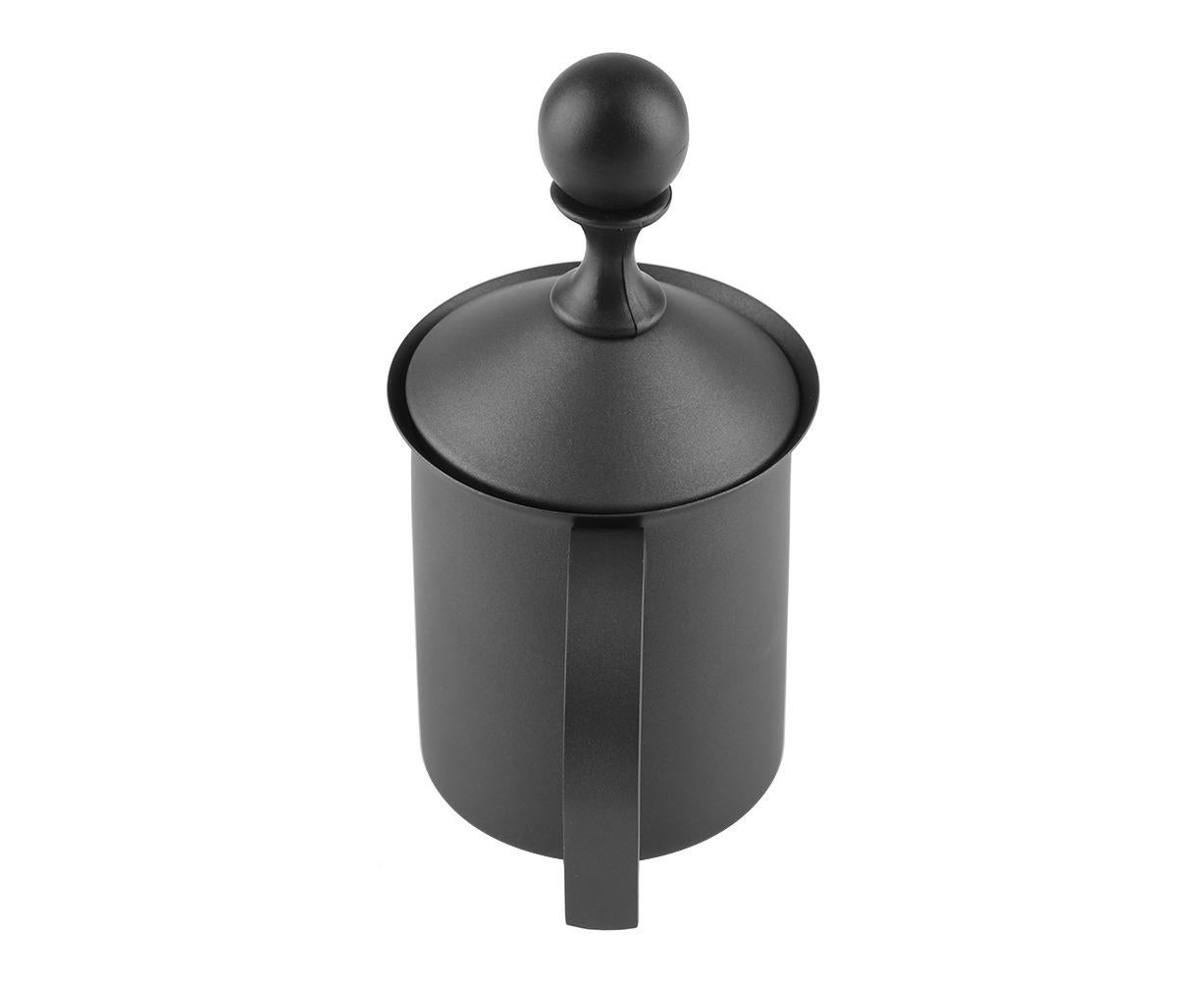 Stainless Steel Manual Double Mesh Milk Frother, Foam Maker for Coffee Decoration (400ml) - Image 5