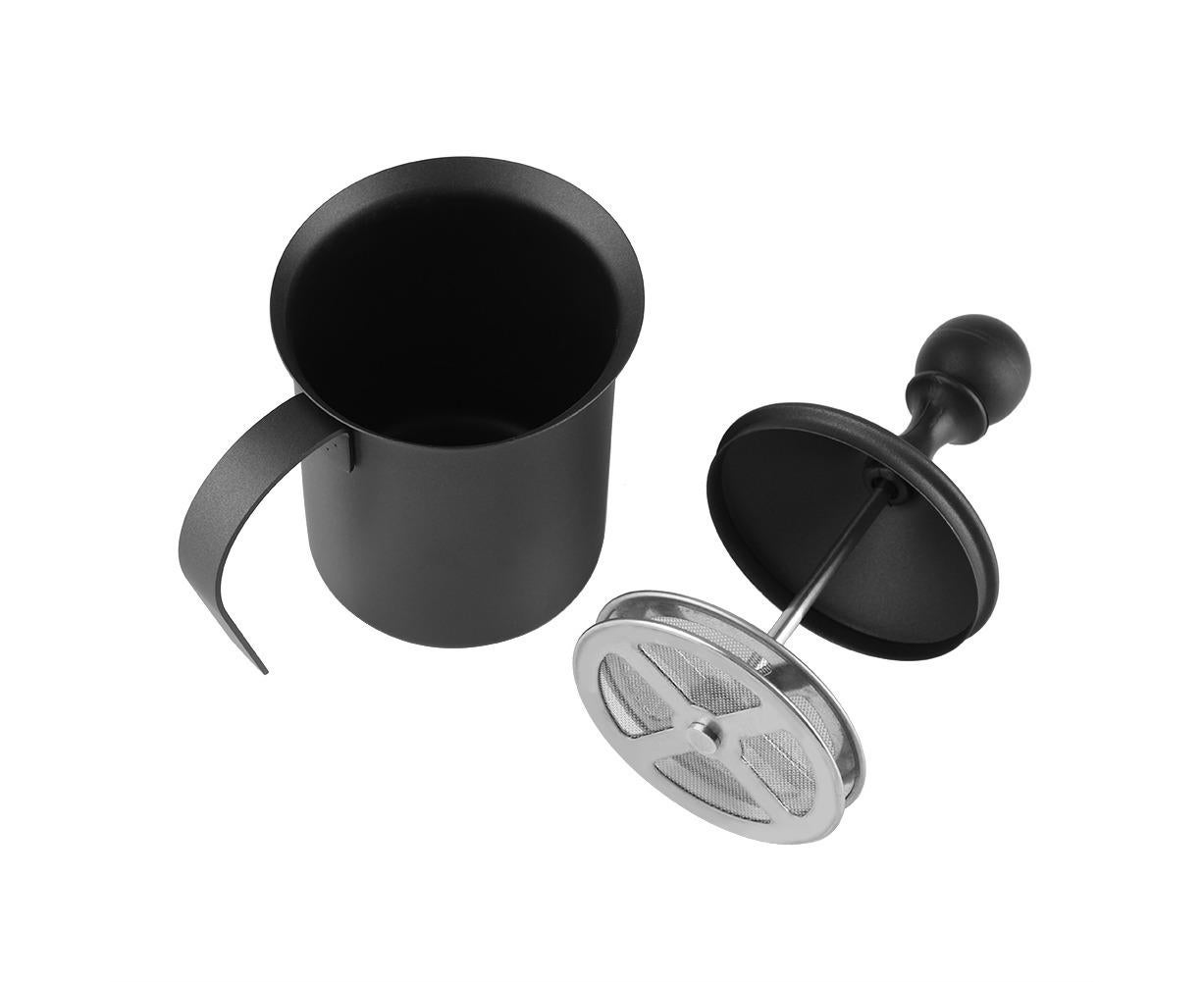 Stainless Steel Manual Double Mesh Milk Frother, Foam Maker for Coffee Decoration (400ml) - Image 7