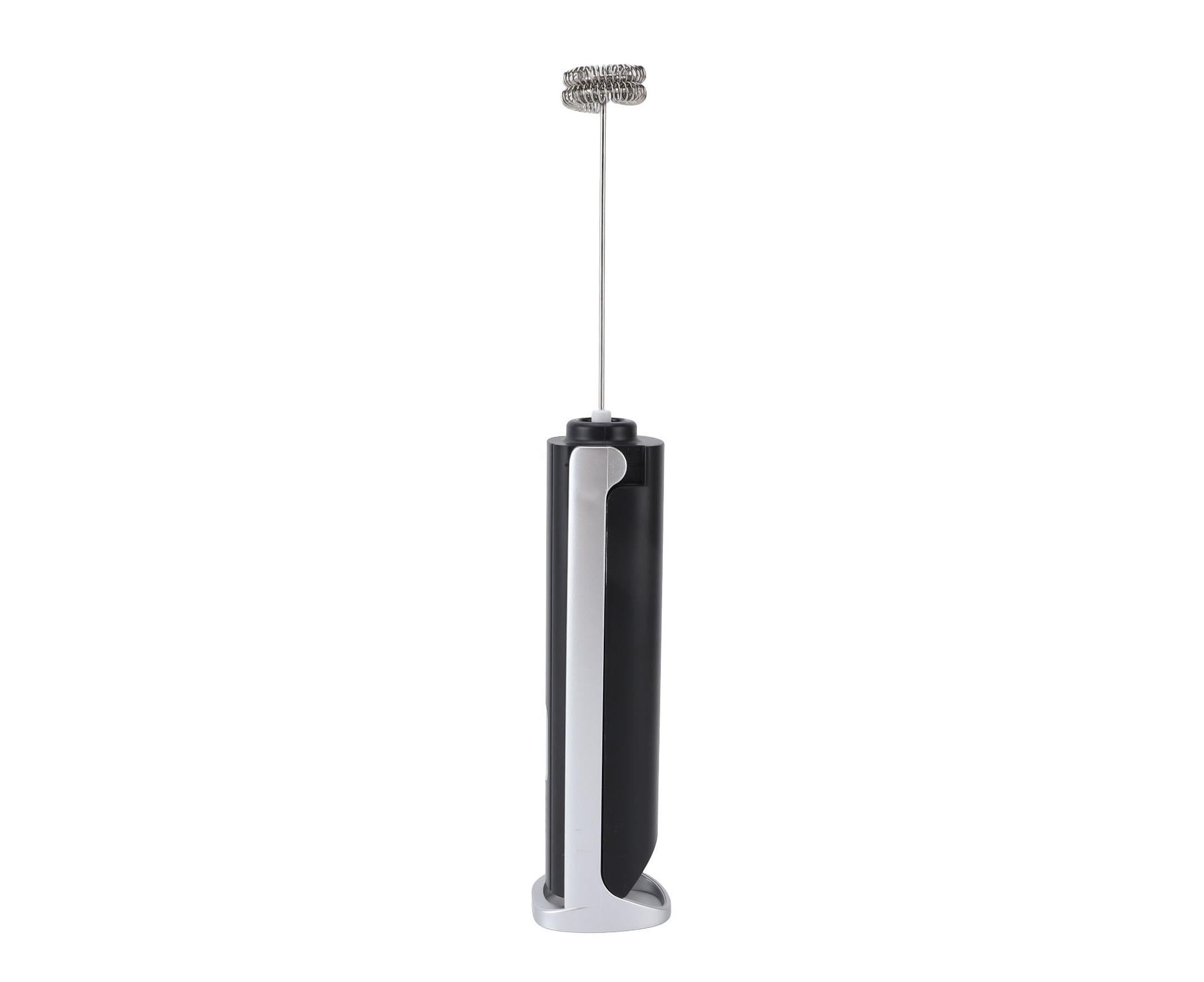Handheld Milk Frother, Black, Dual Hoop Head, 3 Adjustable Gears, Electric Foam Maker for Coffee - Image 4