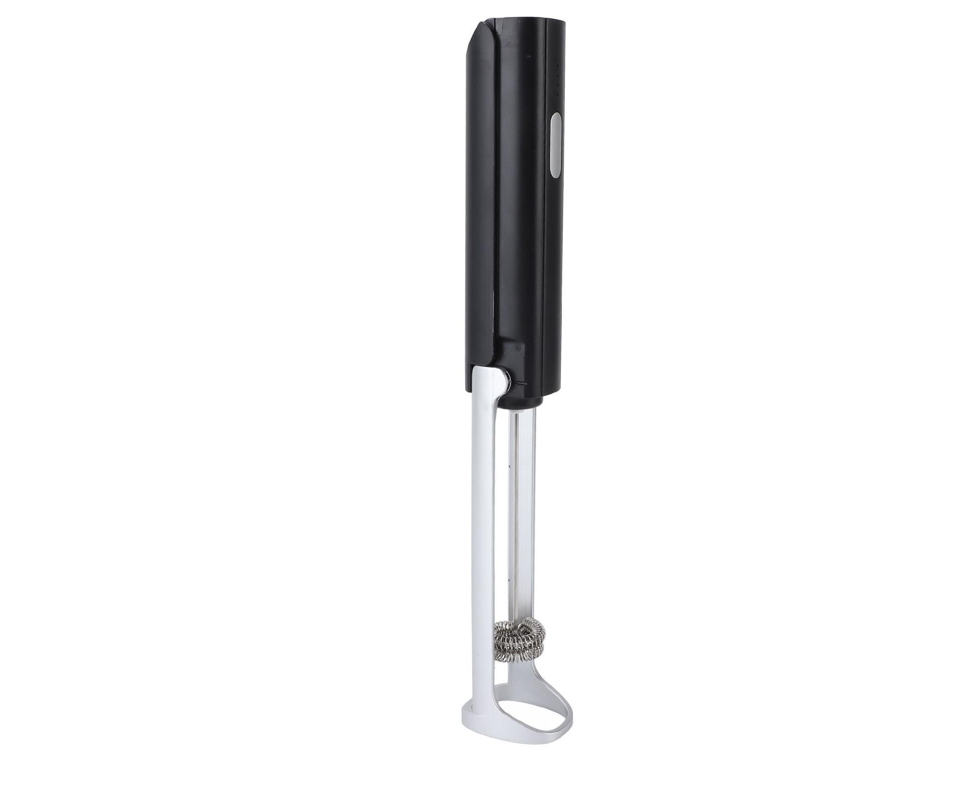Handheld Milk Frother, Black, Dual Hoop Head, 3 Adjustable Gears, Electric Foam Maker for Coffee - Image 7
