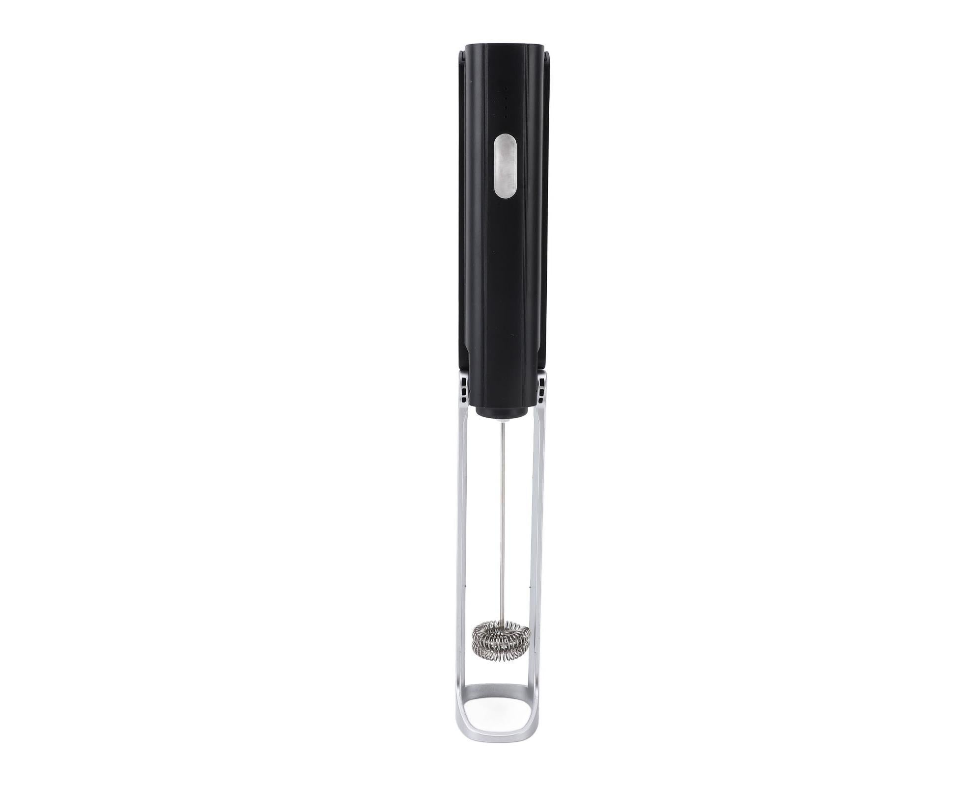 Handheld Milk Frother, Black, Dual Hoop Head, 3 Adjustable Gears, Electric Foam Maker for Coffee - Image 8