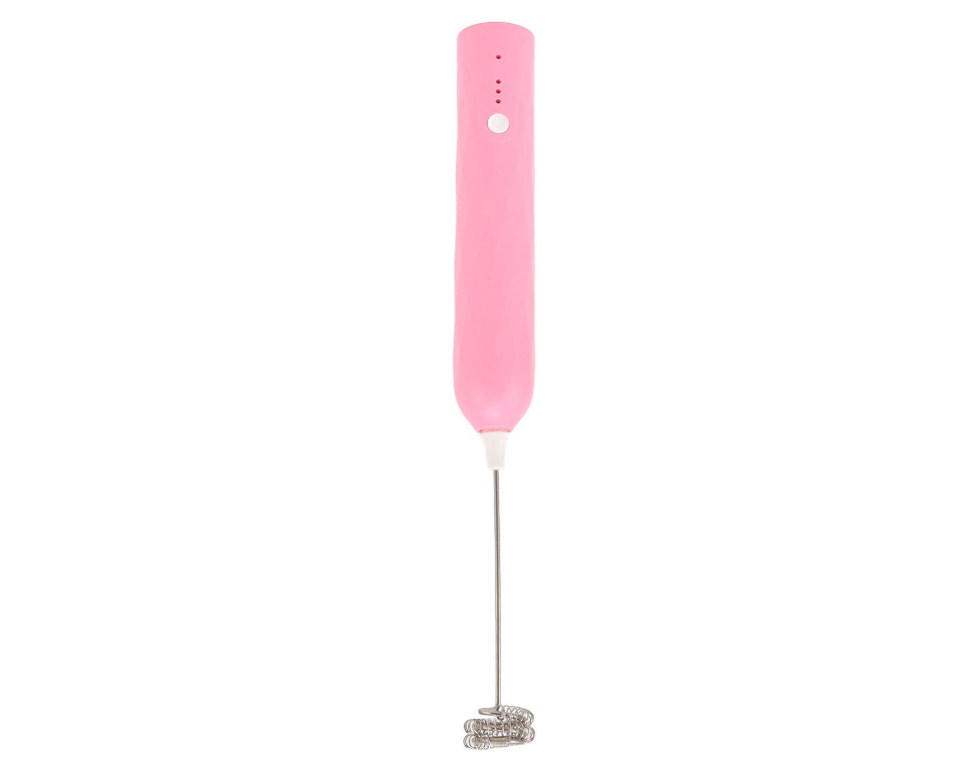 Small Household Egg Beater, Mini Multifunctional Handheld Electric Stirrer, Foam Maker, Whisk, Cordless Milk & Coffee Foamer, Pink - Image 5