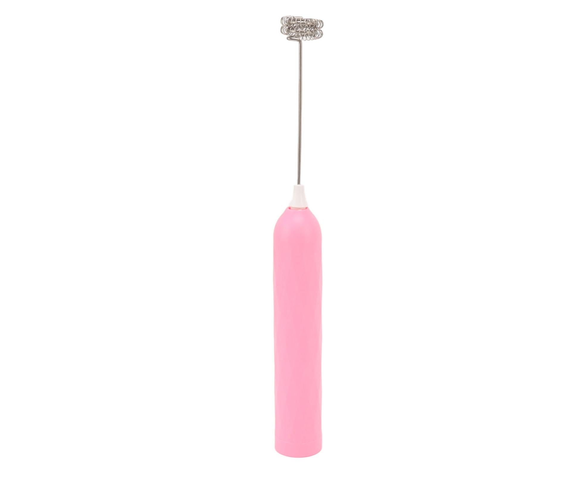 Small Household Egg Beater, Mini Multifunctional Handheld Electric Stirrer, Foam Maker, Whisk, Cordless Milk & Coffee Foamer, Pink - Image 7