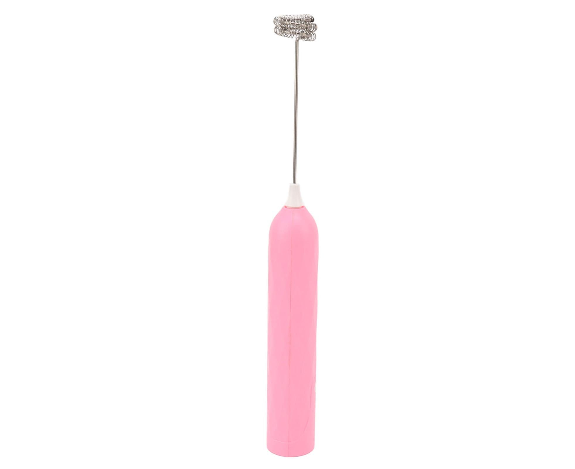 Small Household Egg Beater, Mini Multifunctional Handheld Electric Stirrer, Foam Maker, Whisk, Cordless Milk & Coffee Foamer, Pink - Image 8