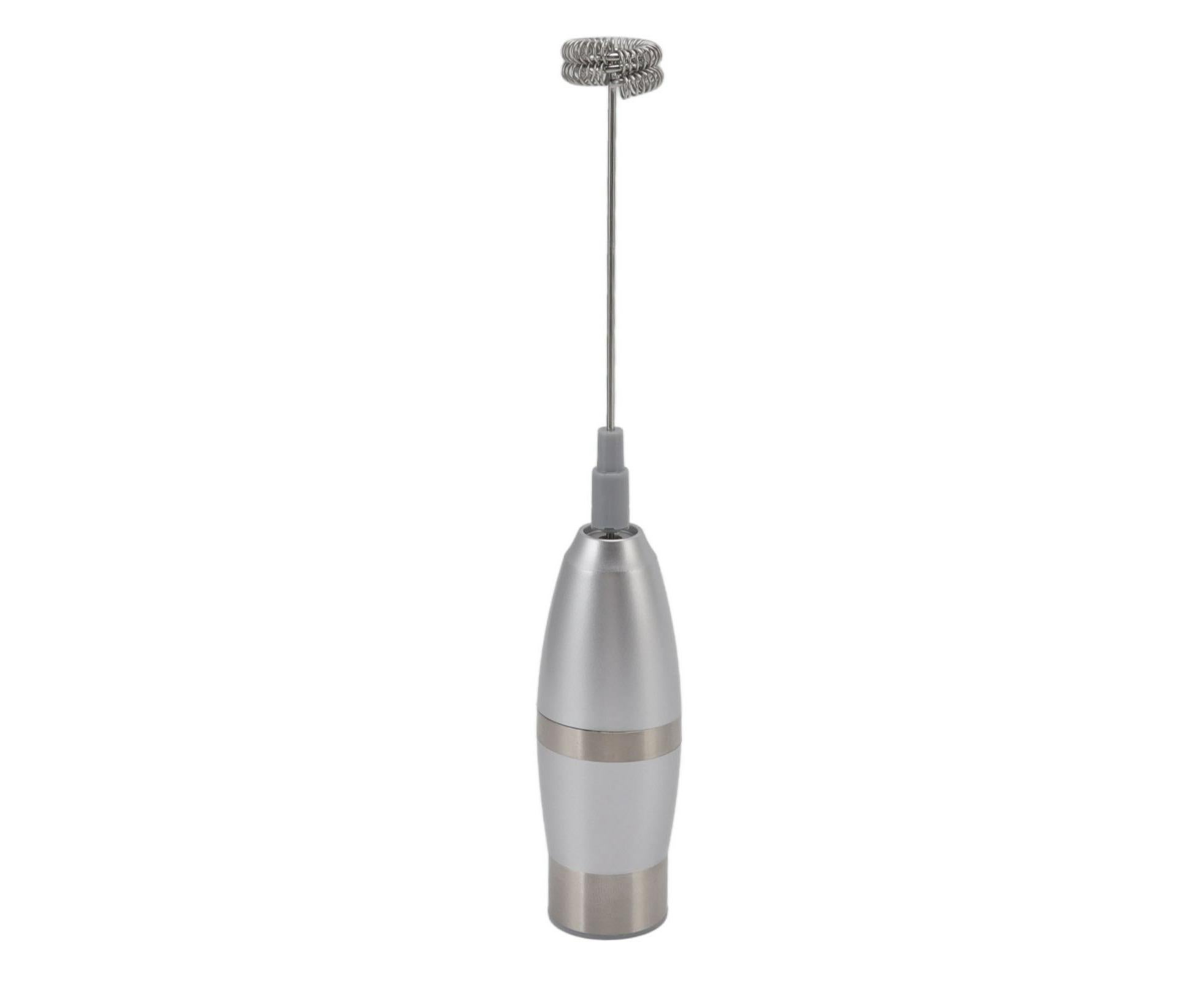 Electric Milk Frother, Handheld Battery Operated Drink Mixer, Portable Eggbeater with Stainless Steel Whisk - Image 3