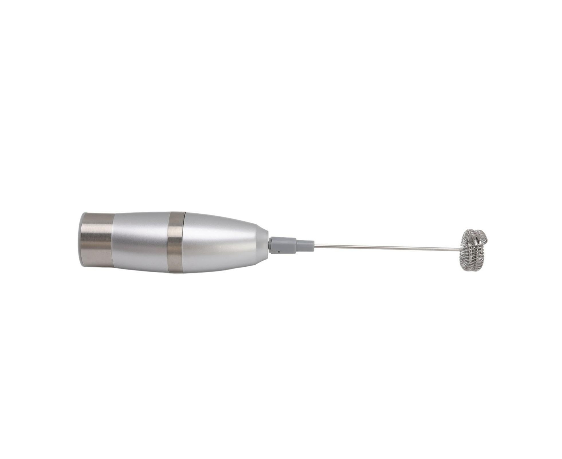 Electric Milk Frother, Handheld Battery Operated Drink Mixer, Portable Eggbeater with Stainless Steel Whisk - Image 4