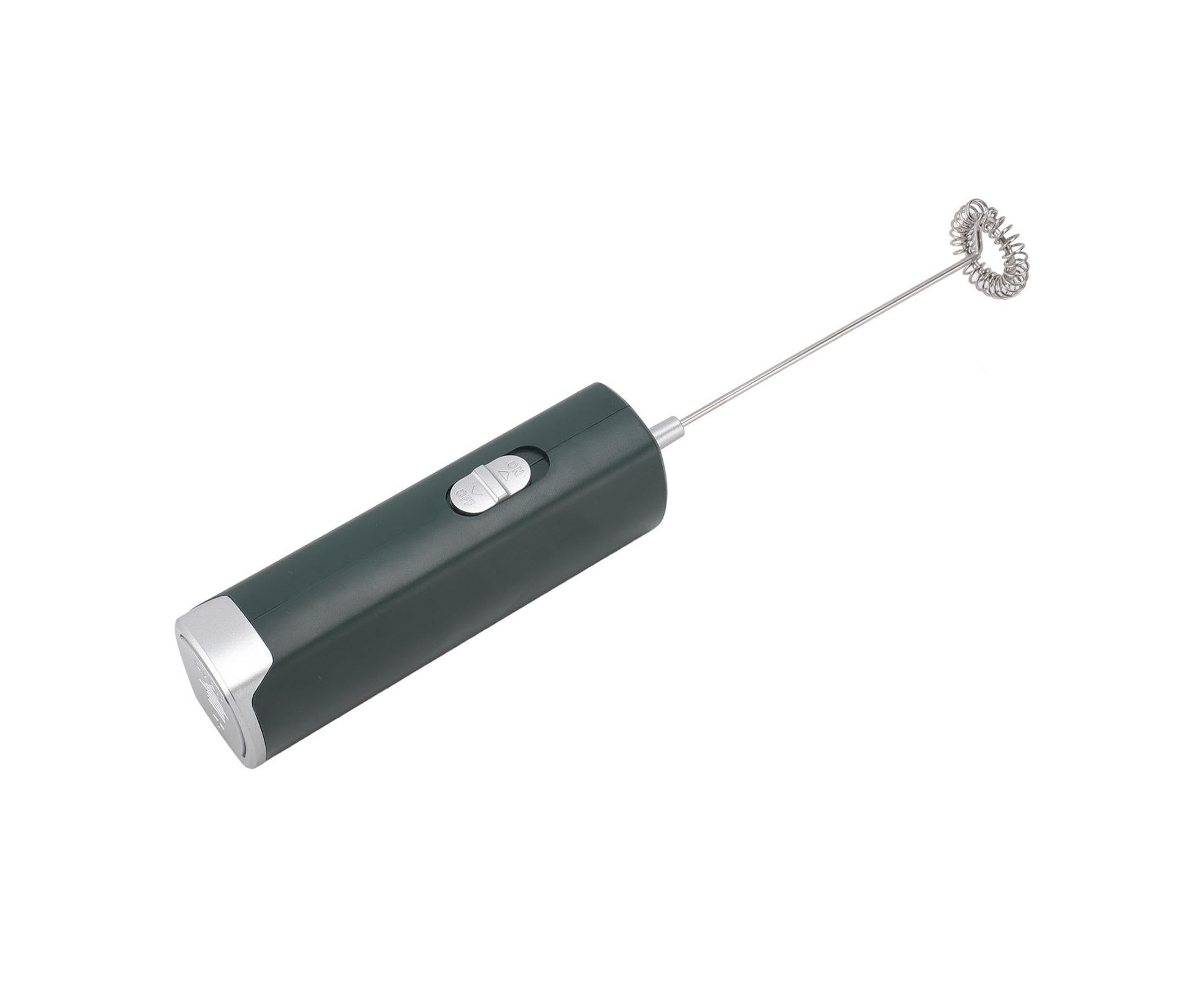 Electric Milk Frother, Multifunctional, Low Noise Mini Hand Wand for Coffee, Lattes, & Hot Chocolate, Dark Green - Image 6