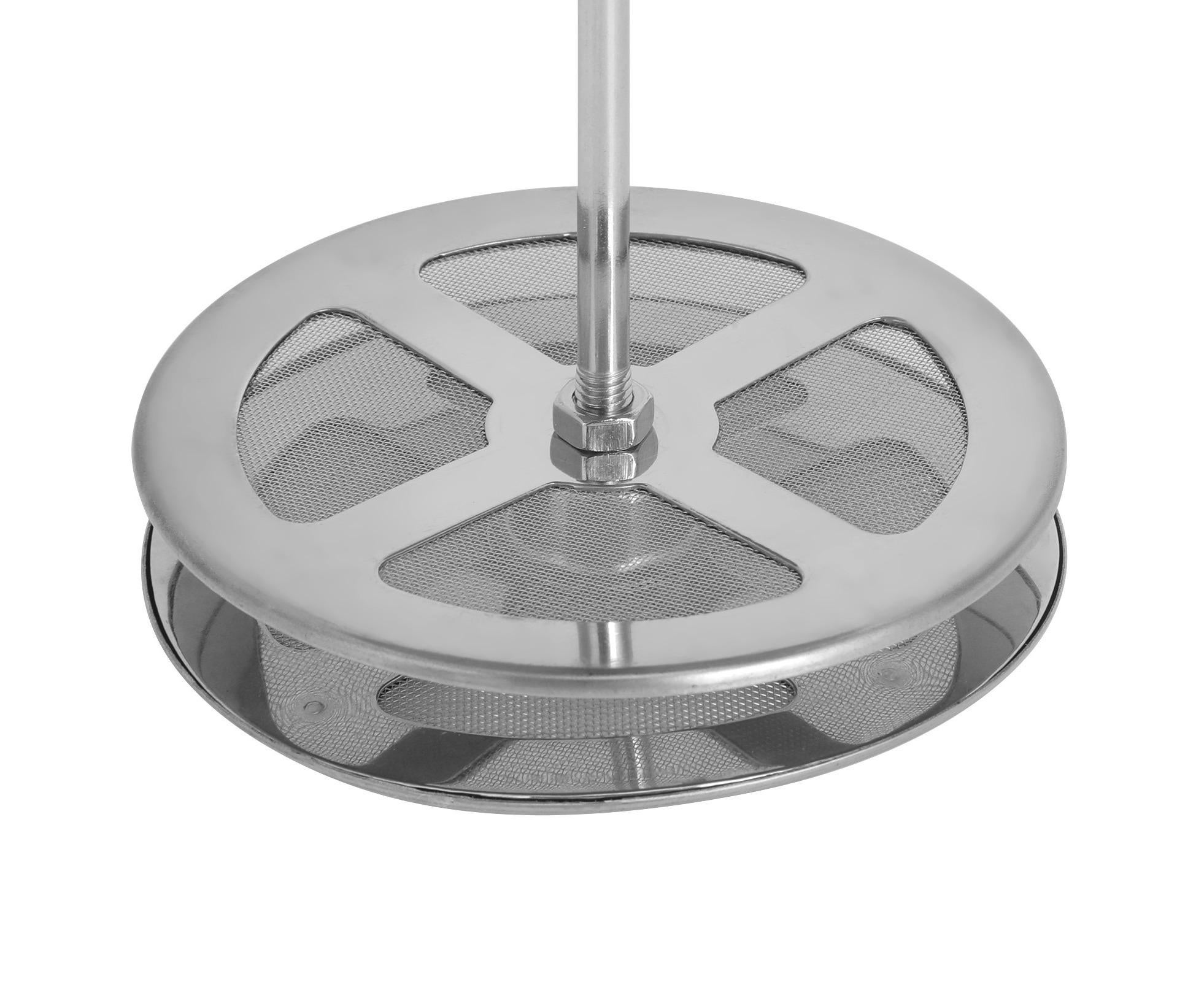 400cc Stainless Steel Manual Milk Frother, Foamer, Mixer, Stirrer for Coffee & Latte Art - Image 5