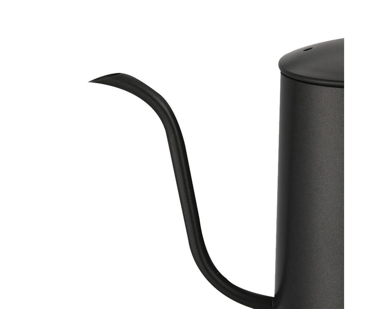 600ml Pour Over Kettle Coffee Maker Stainless Steel Gooseneck Drip Tea Pot Jug-Black 600ML - Image 6