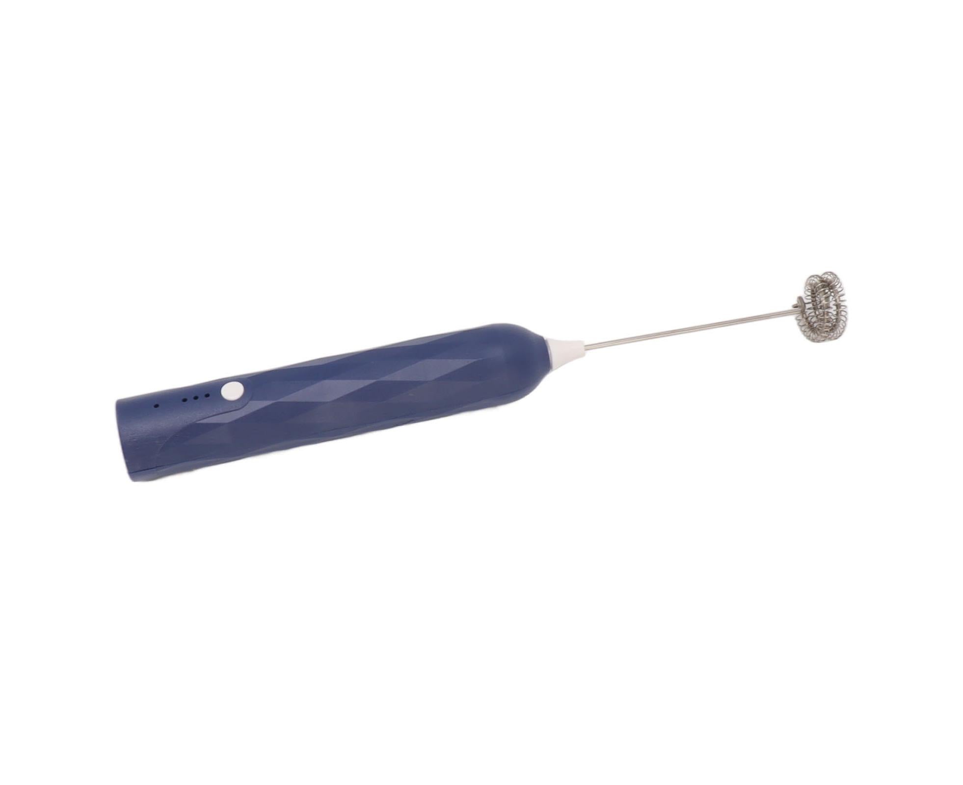 Small Household Egg Beater, Mini Multifunctional Handheld Electric Stirrer, Foam Maker, Whisk, Cordless Milk & Coffee Foamer, Blue - Image 2