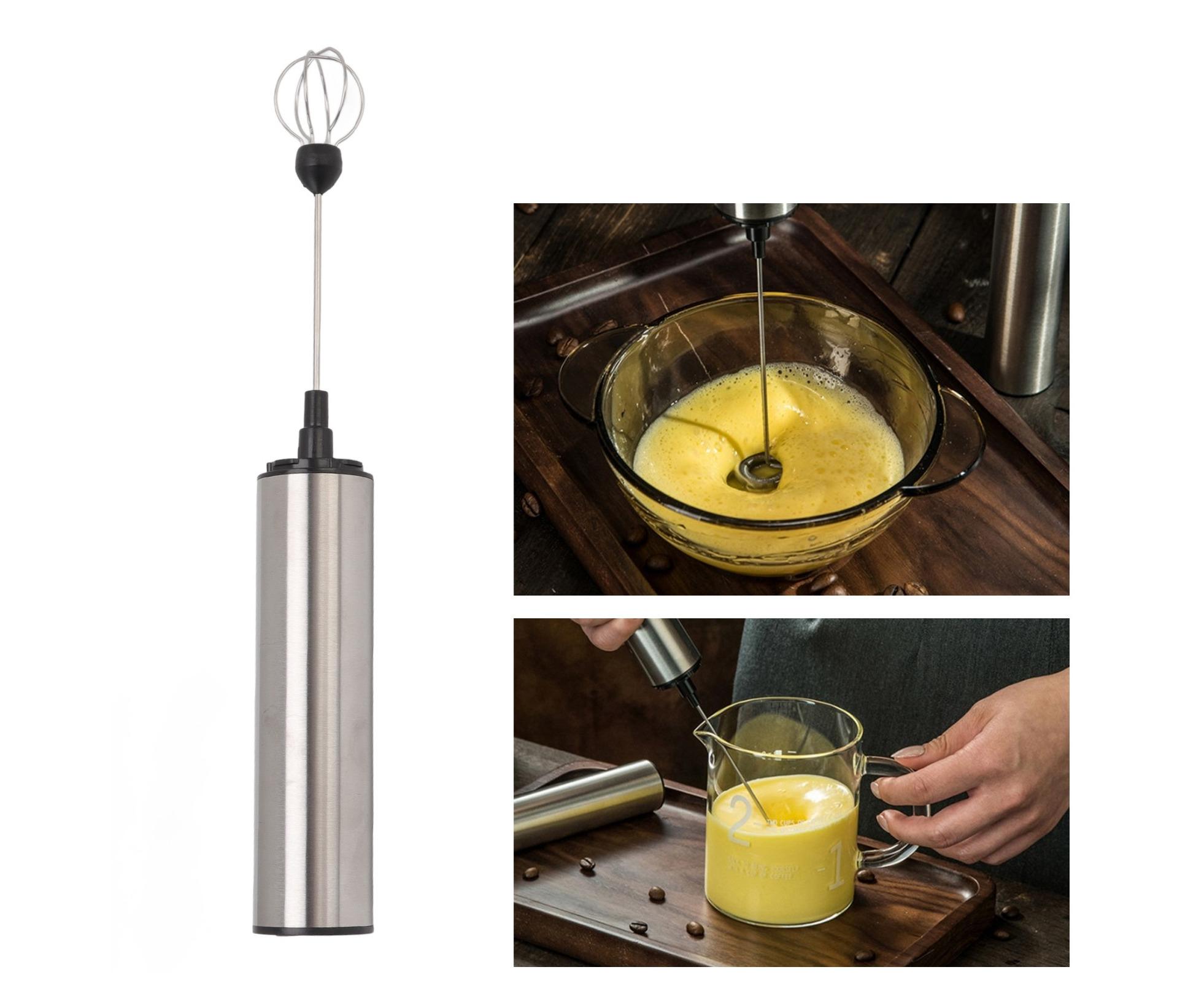 Electric Mini Blender, Handheld, Auto Stainless Steel Detachable Milk Foamer for Home Kitchen - Image 2