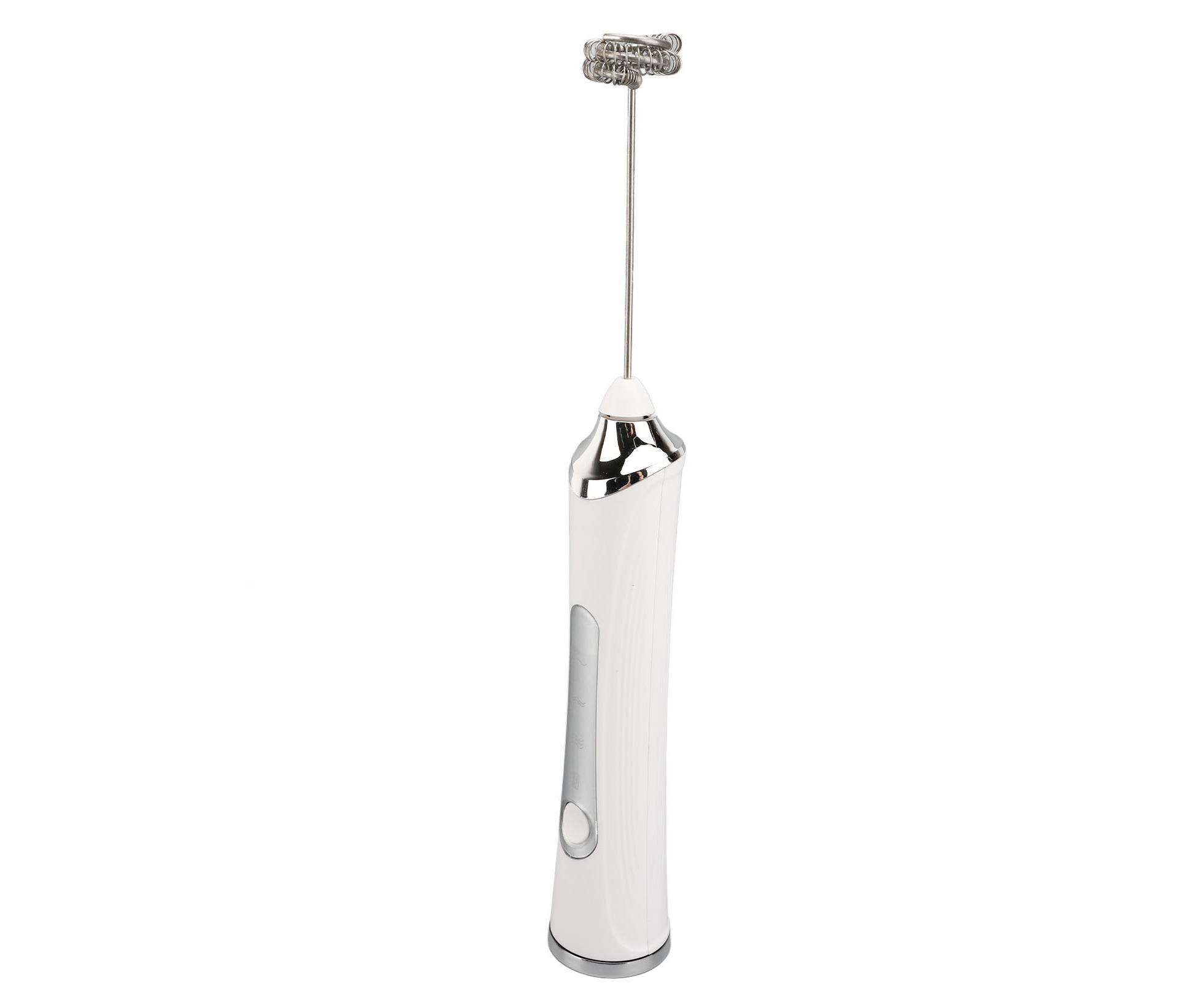 Electric Milk Frother, USB Rechargeable, 3 Speeds, Stainless Steel, Silent Portable Handheld Foam Maker for Coffee & Egg Beverage - Image 6