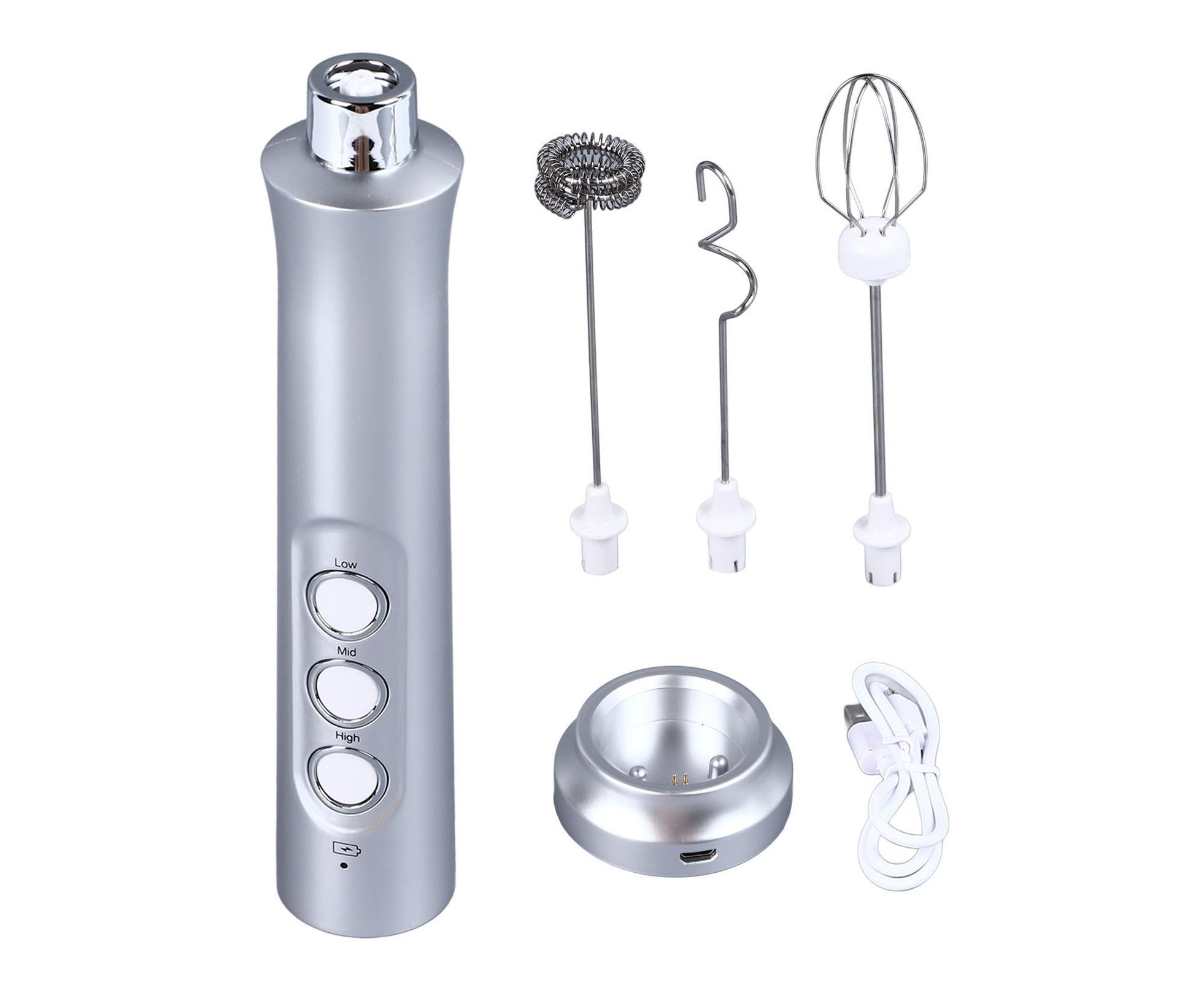 Handheld Milk Frother, Powerful High-Speed USB Rechargeable, Whisk Drink Mixer for Coffee, Matcha & Hot Chocolate - Image 1